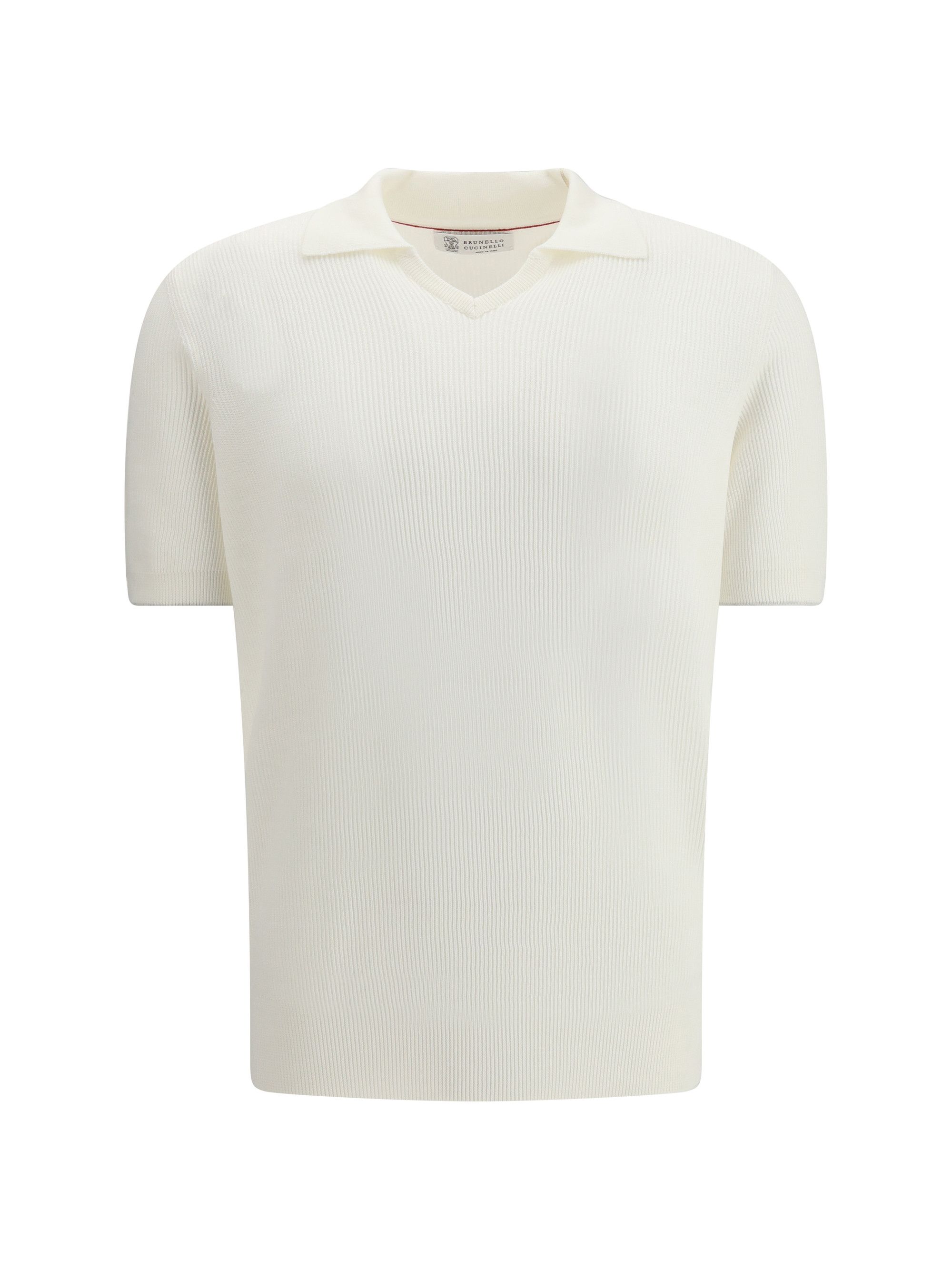 Ribbed Polo Shirt