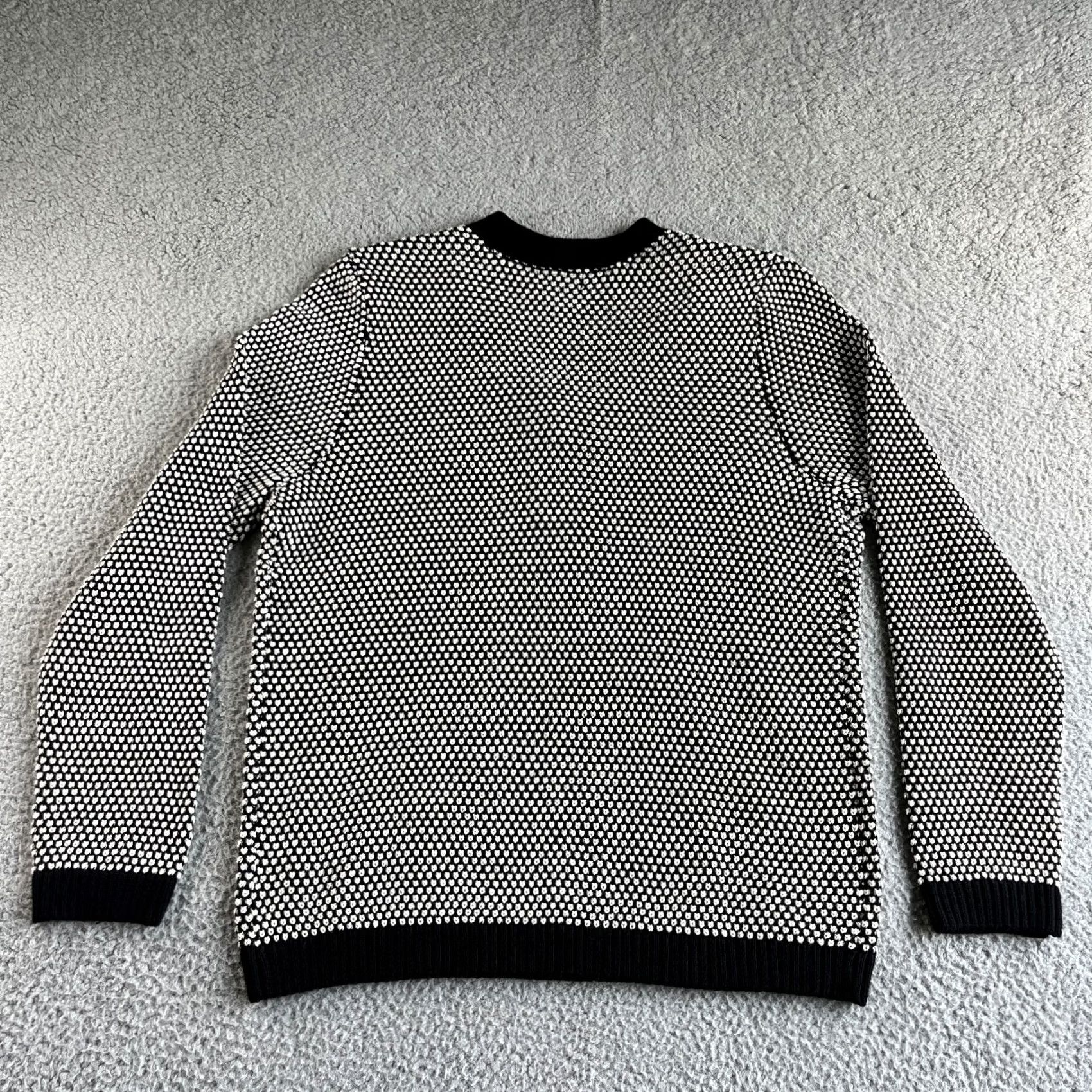 Charter Club VINTAGE Charter Club Sweater Womens XL Black White Metallic Chunky V Neck Size XL / US 12-14 / IT 48-50 - 3 Thumbnail