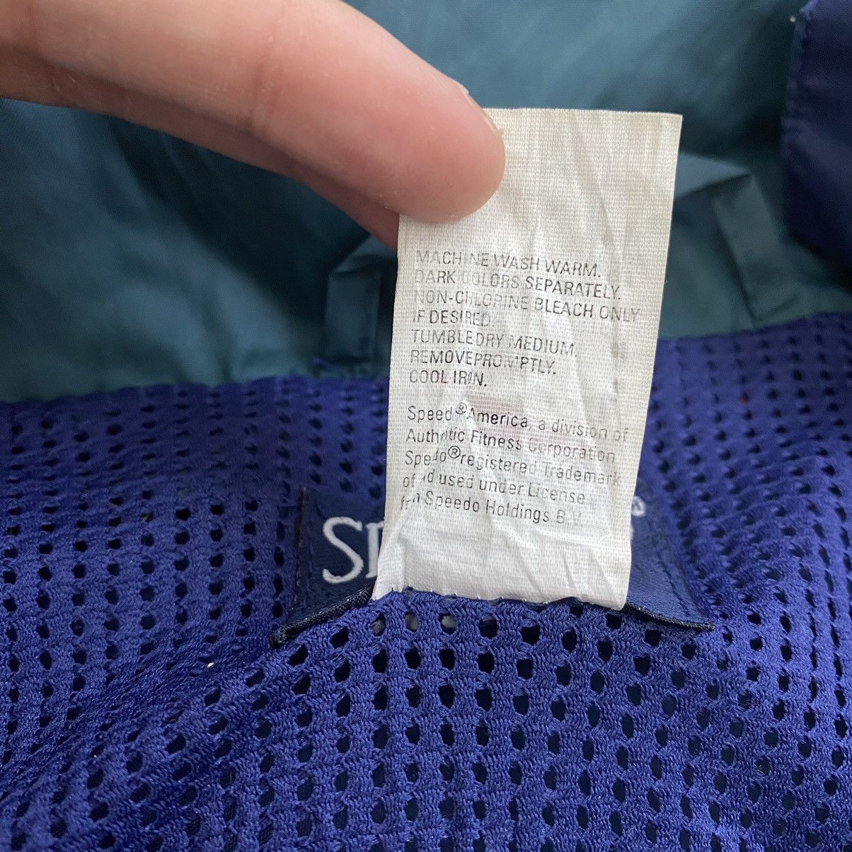 Speedo × Vintage Vintage 90s SPEEDO USA Embroidered Design Windbreaker Coach Size US L / EU 52-54 / 3 - 4 Thumbnail