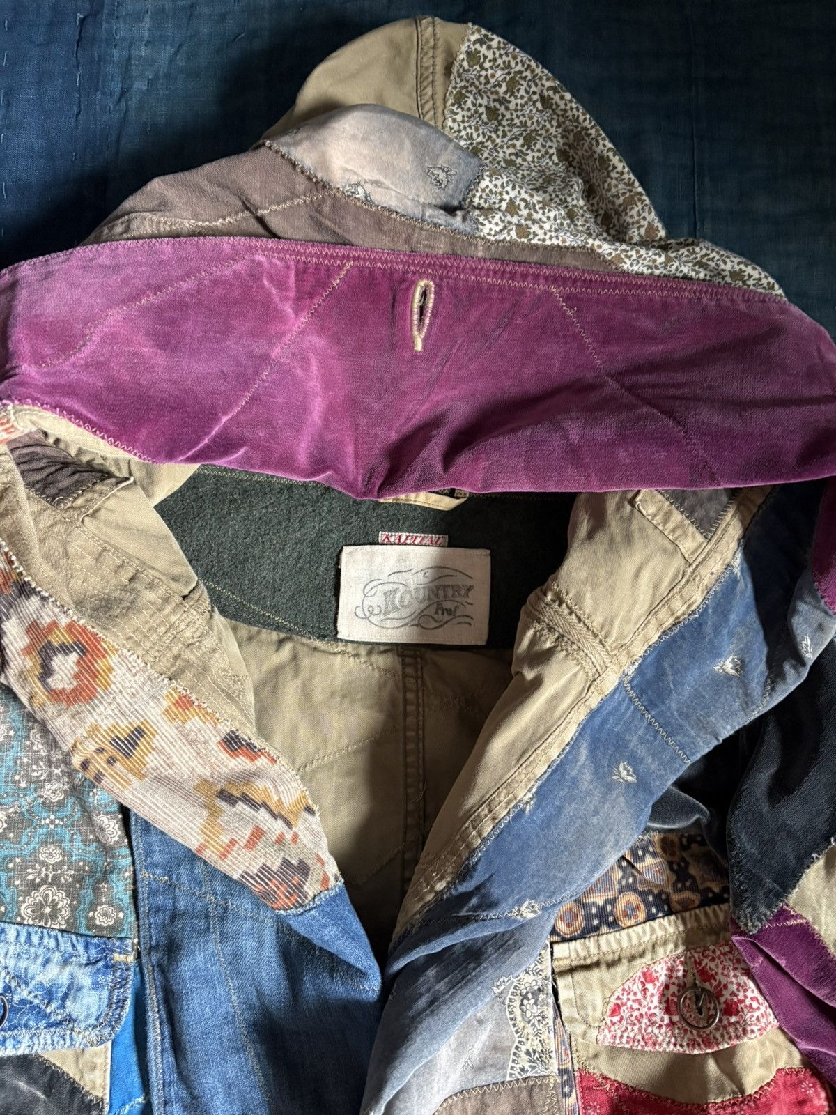 Kapital Kountry Kapital Crazy Hobo Patchwork Ring Coat Maria embroidery Size US L / EU 52-54 / 3 - 5 Thumbnail