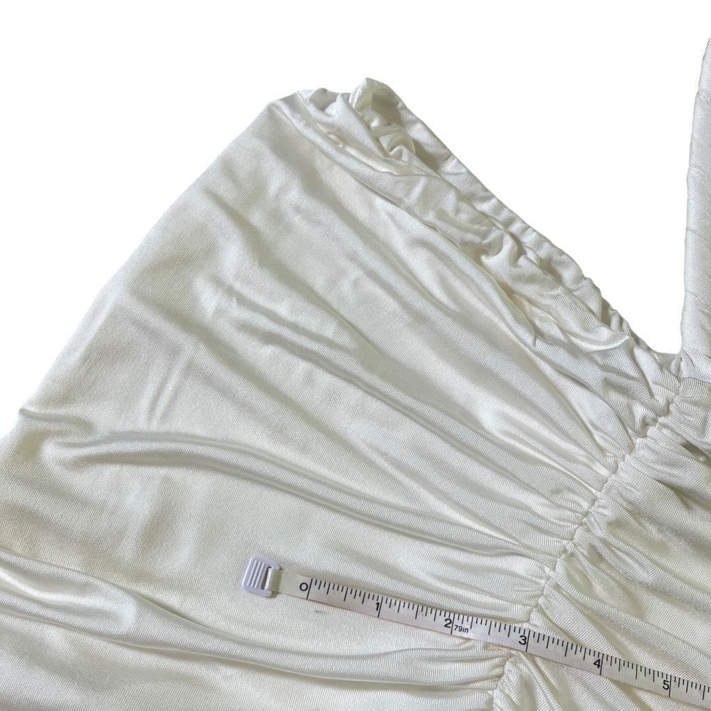Magda Butrym Magda Butrym One Shoulder Top in Cream Size M / US 6-8 / IT 42-44 - 9 Thumbnail