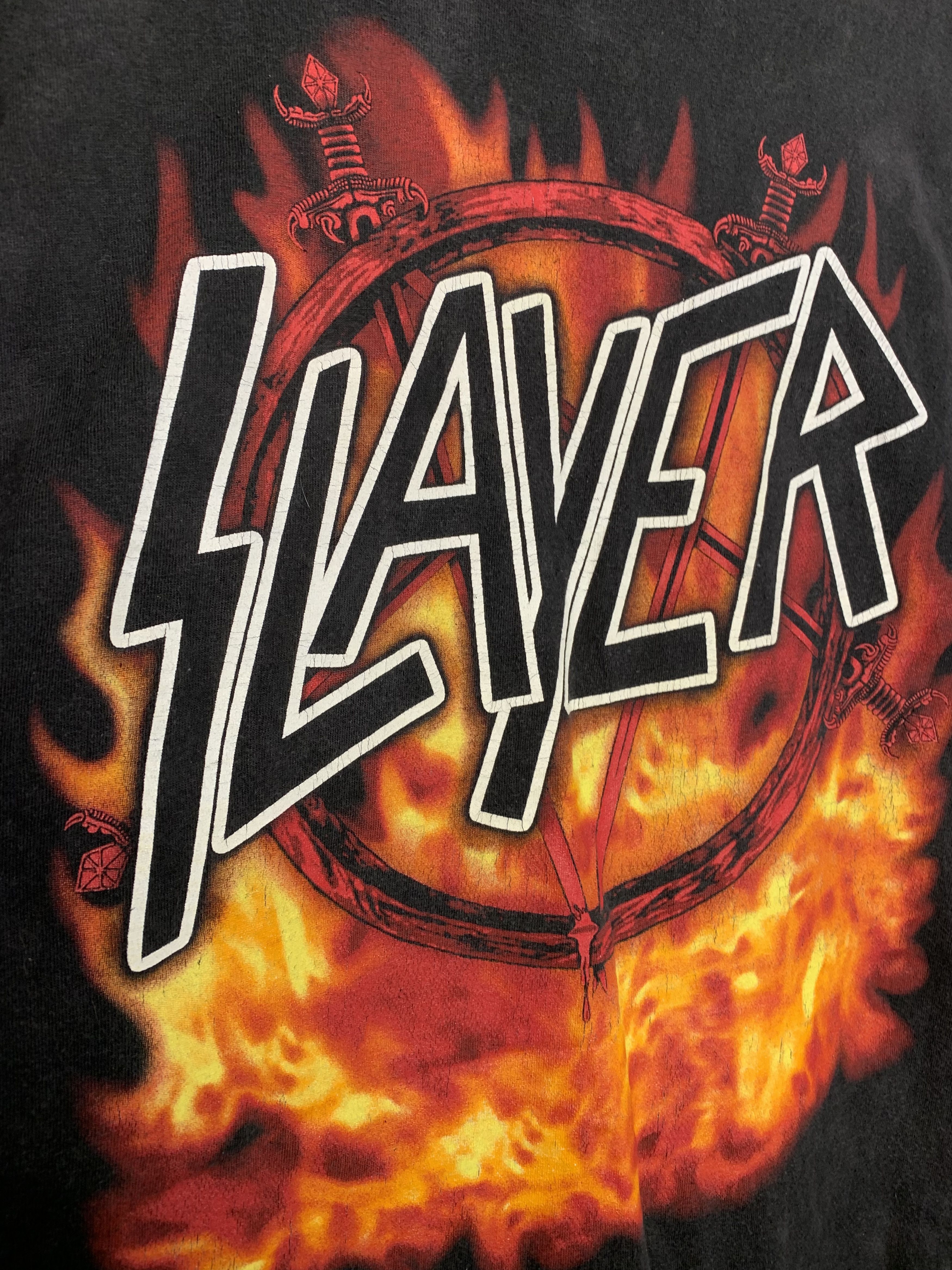 Band Tees Vintage Slayer AOP 1996 Winterland Tag Crazy Tee Size US XL / EU 56 / 4 - 9 Thumbnail