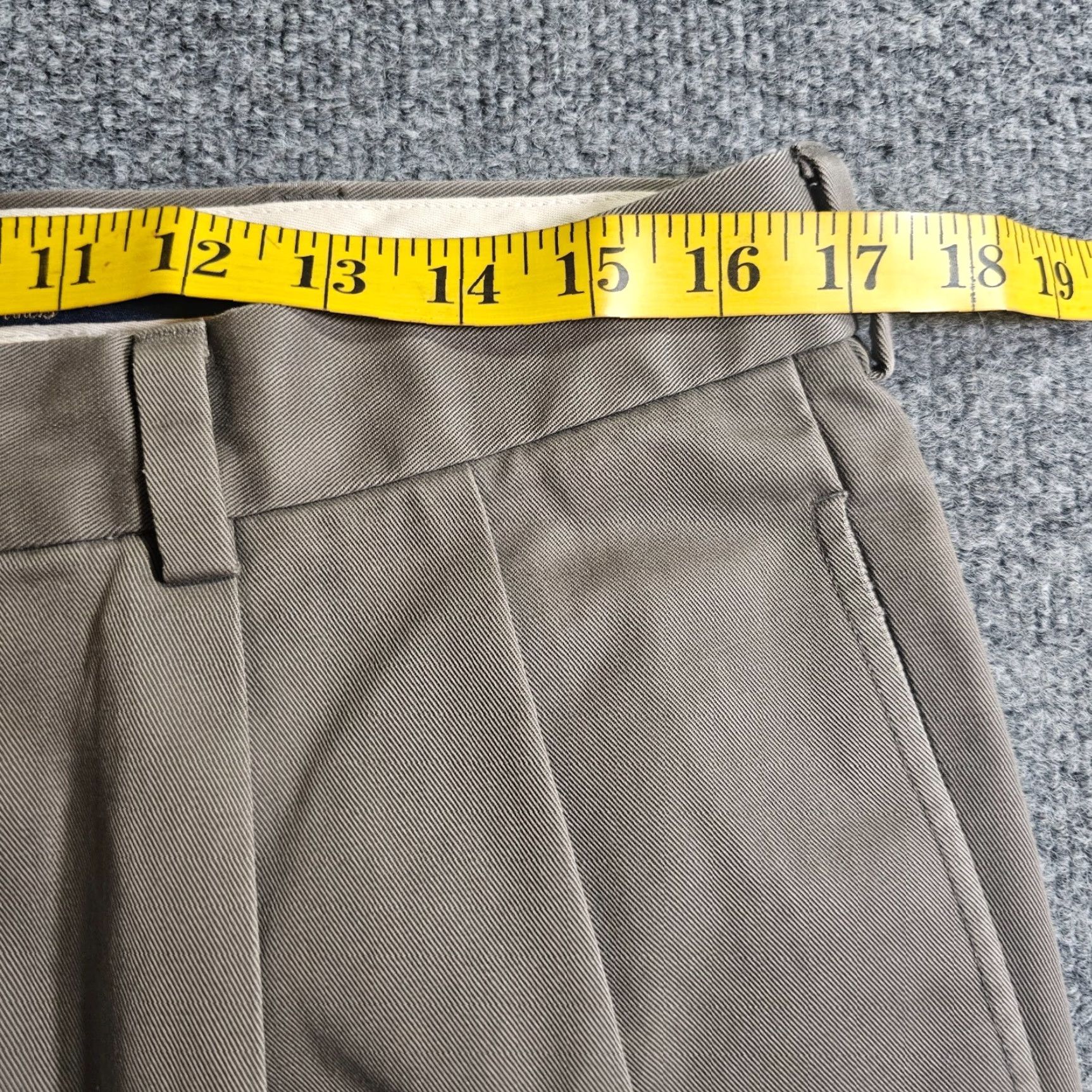 Brooks Brothers Brooks Brothers Dress Pants Men 34x33 Brown Advantage Chino Thompson Neutral Size US 34 / EU 50 - 4 Thumbnail
