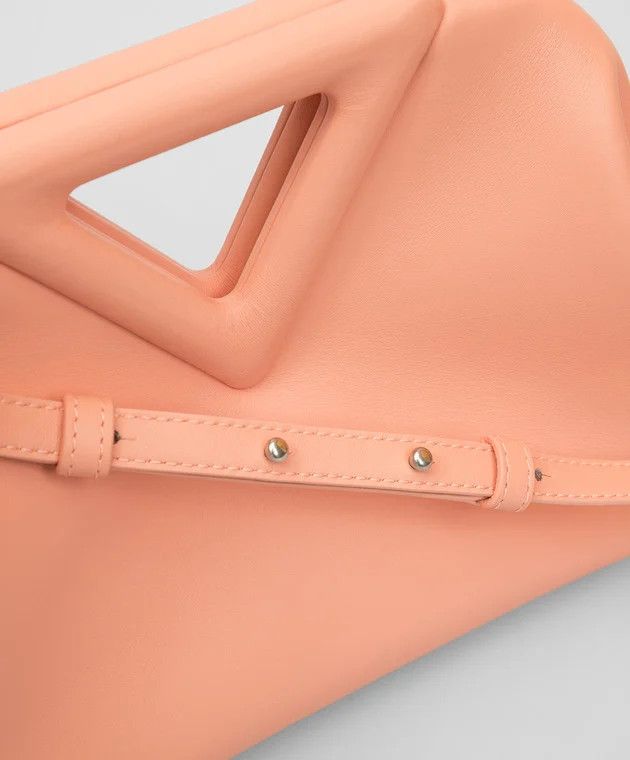 Bottega Veneta o1loc1c0724 Size: OS / 658476 Patch Leather Mini Bag Peach Size ONE SIZE - 4 Thumbnail