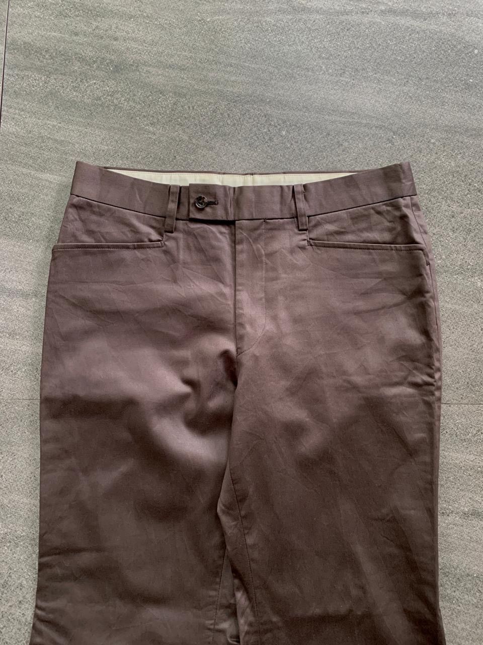 Japanese Brand Shiny Flared Trousers Size US 31 - 2 Thumbnail