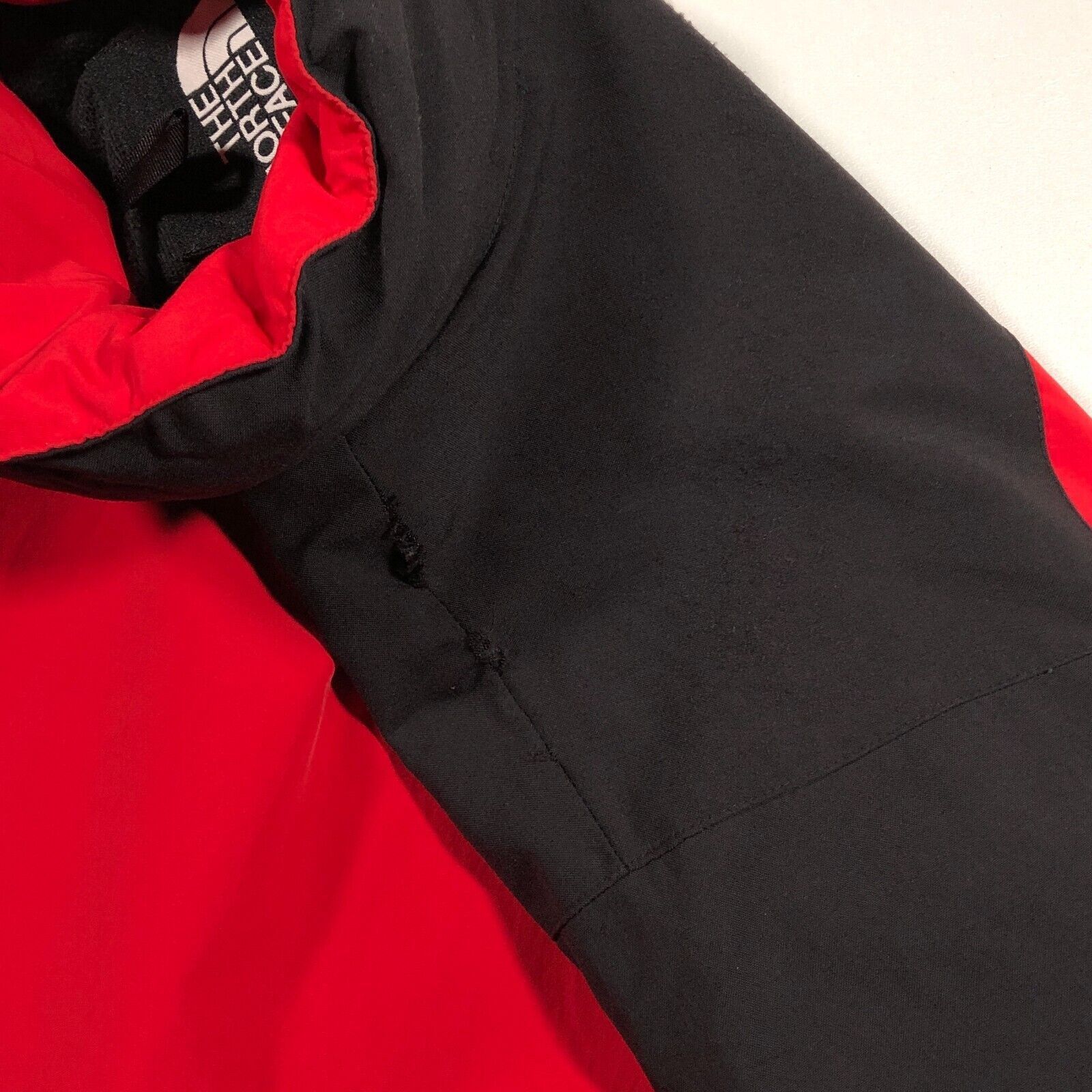 The North Face × Vintage Vintage The North Face TNF Black Red Shell Jacket Size XL Size US XL / EU 56 / 4 - 12 Thumbnail