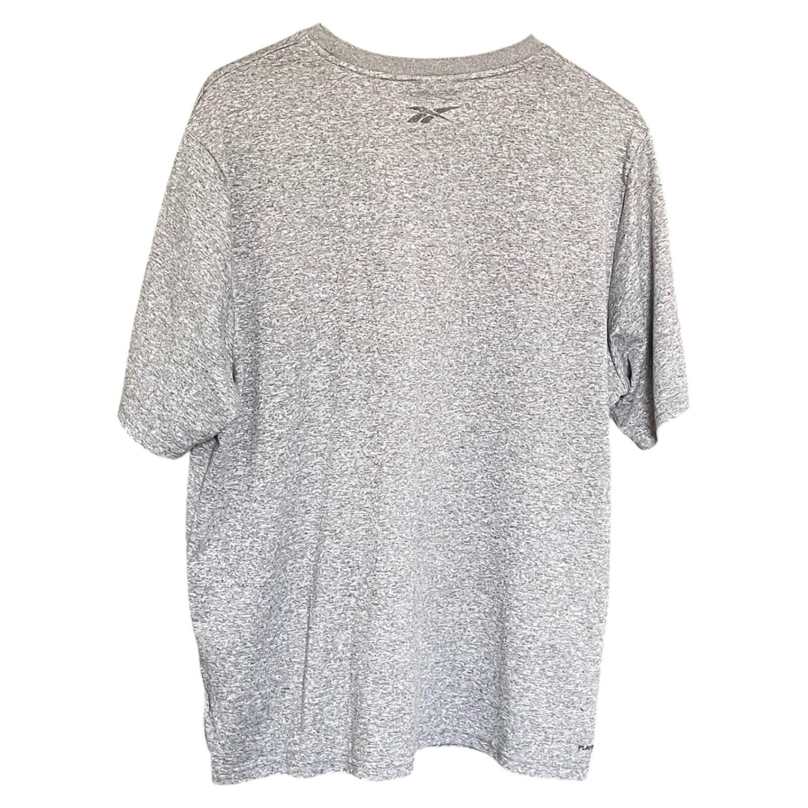 Reebok Reebok Men's XL Gray Short Sleeve T-Shirt Logo Tee CLEAN! Size US L / EU 52-54 / 3 - 2 Thumbnail