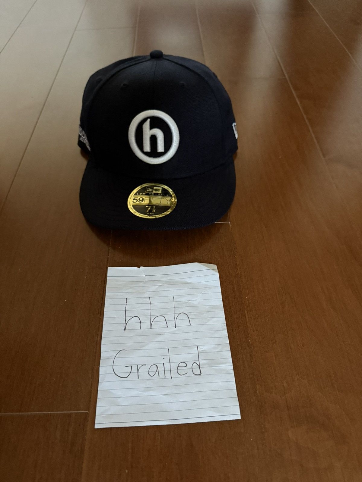 HIDDEN × New Era Navy Size 7 1/8 Hidden NY New Era Fitted Hat Size ONE SIZE - 1 Thumbnail