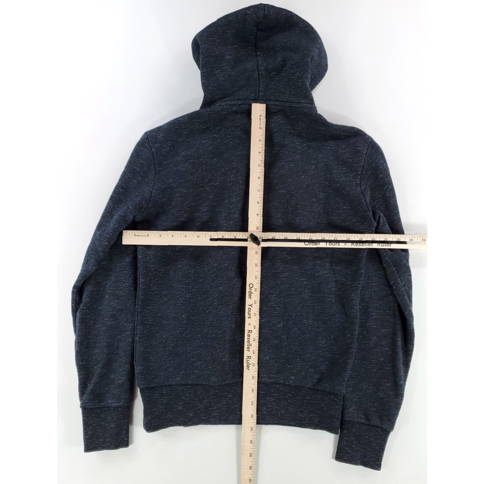 Superdry Superdry Hoodie Sweatshirt Gray Mens S Drawstring Spellout Big Center Logo Hoodie Size US S / EU 44-46 / 1 - 6 Thumbnail
