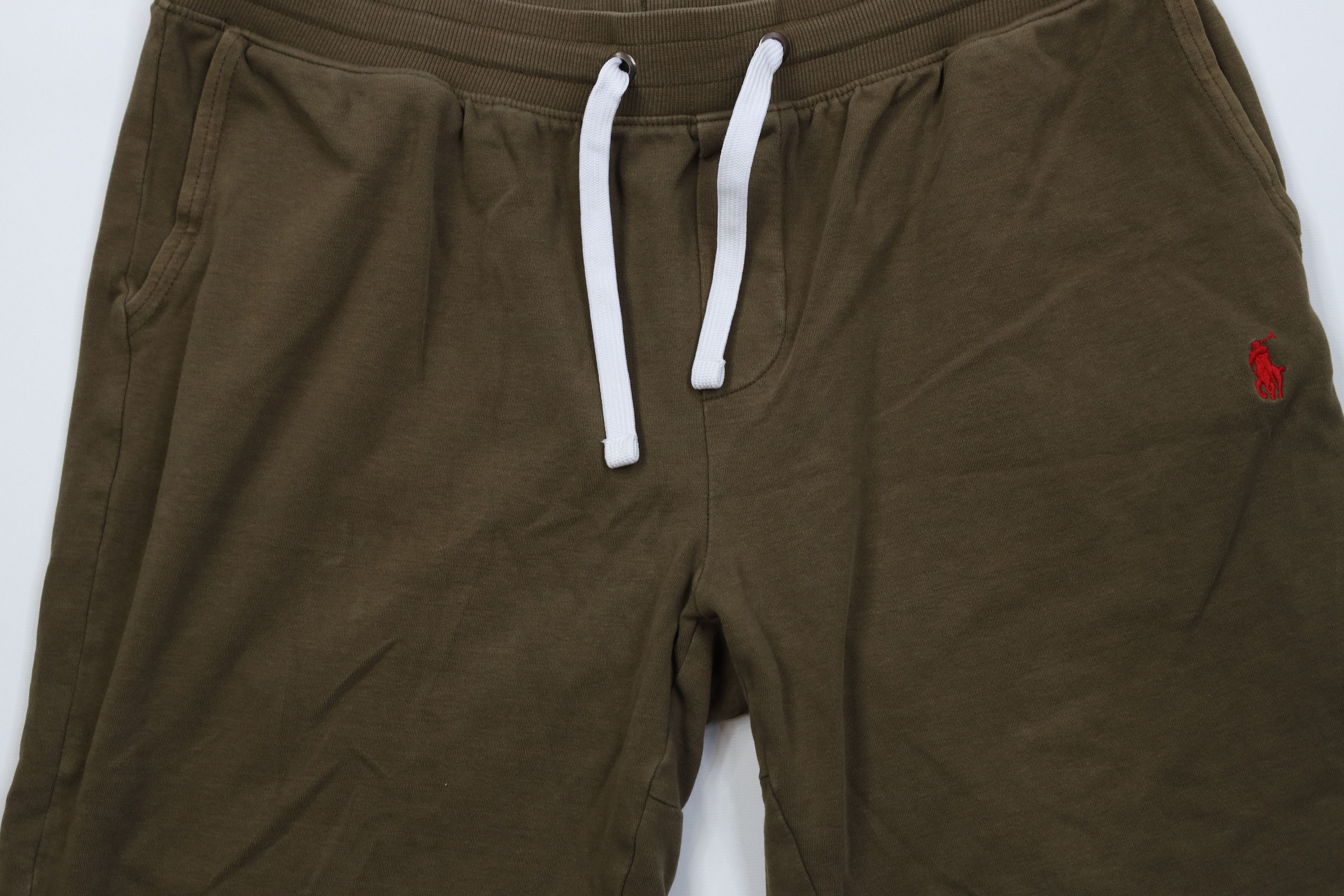 Polo Ralph Lauren Vintage Y2K Ralph Lauren Faded Knit Above Knee Shorts Green Size US 38 / EU 54 - 3 Thumbnail