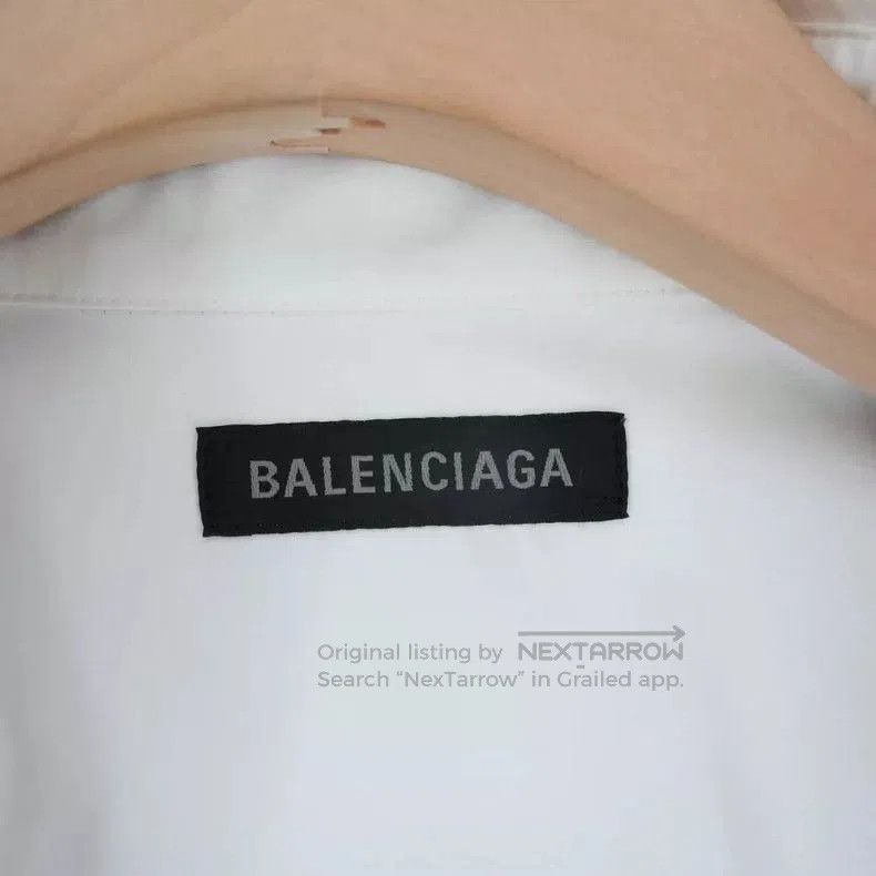 Balenciaga Balenciaga White Ink Letter Shirt. Size US S / EU 44-46 / 1 - 2 Thumbnail