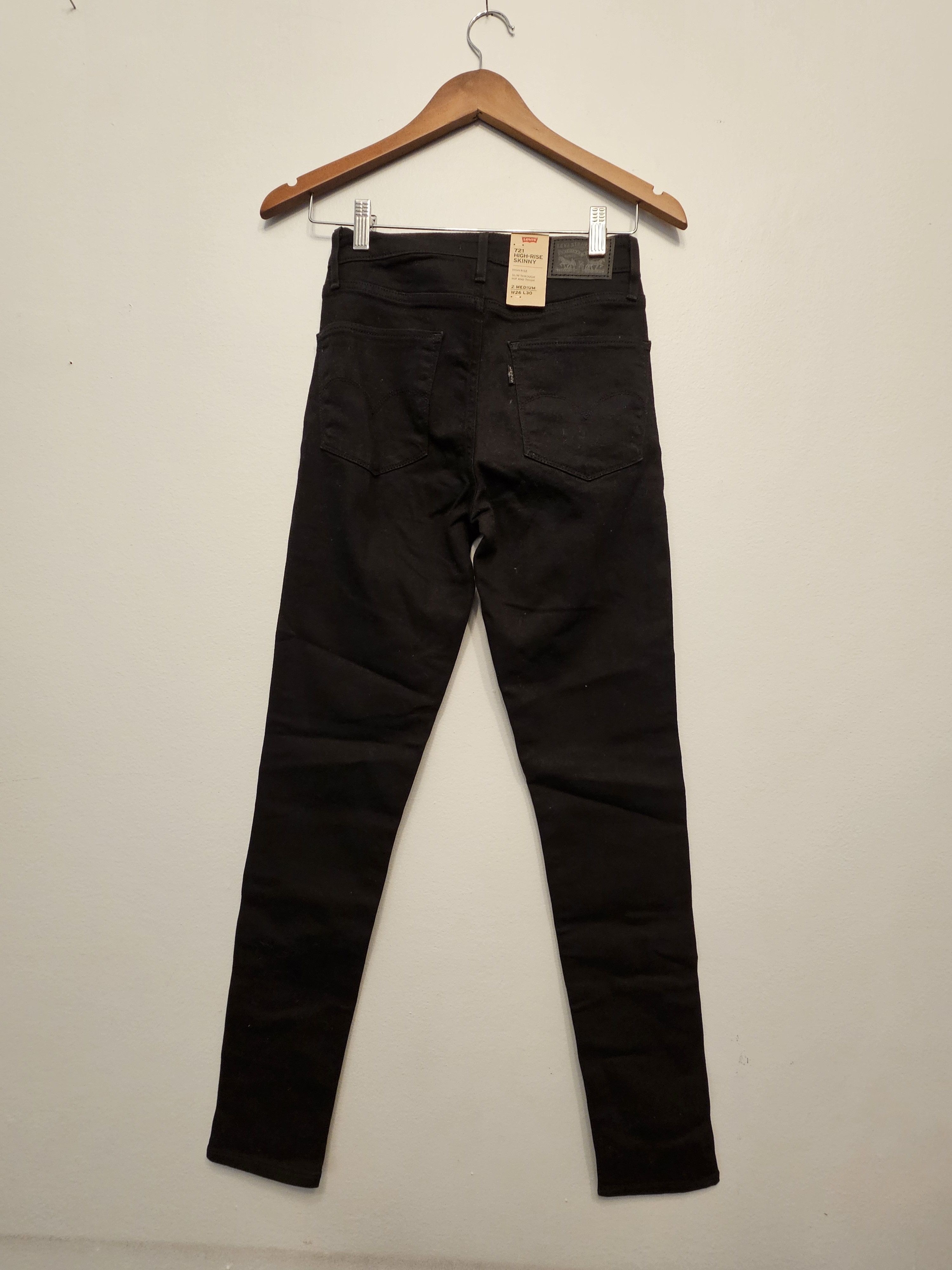 Levi's Levi's High-rise Skinny 721 Size 26" / US 2 / IT 38 - 2 Thumbnail