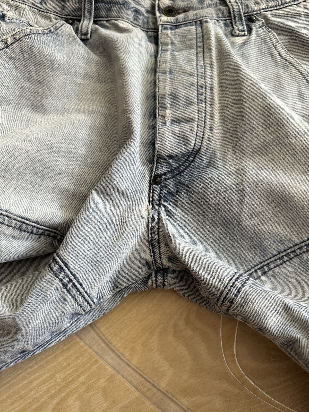 G-Star G-Star Raw Elwood vintage light blue double knee denim jeans Size US 32 / EU 48 - 21 Thumbnail