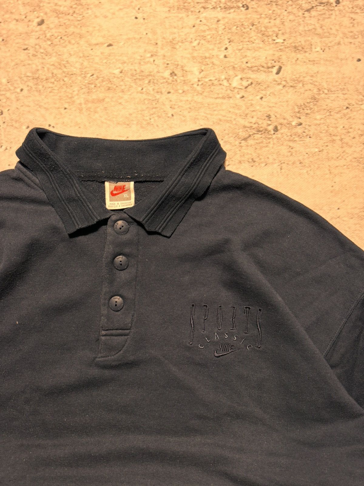 Nike × Vintage NIKE VINTAGE CENTER LOGO OVERSIZE BOXY HOODIE Size US XL / EU 56 / 4 - 3 Thumbnail