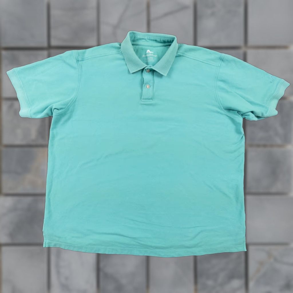 Tommy Bahama Tommy Bahama Polo Shirt Mens 2XL Blue Short Sleeve Cotton Preppy Size US XXL / EU 58 / 5 - 1 Thumbnail
