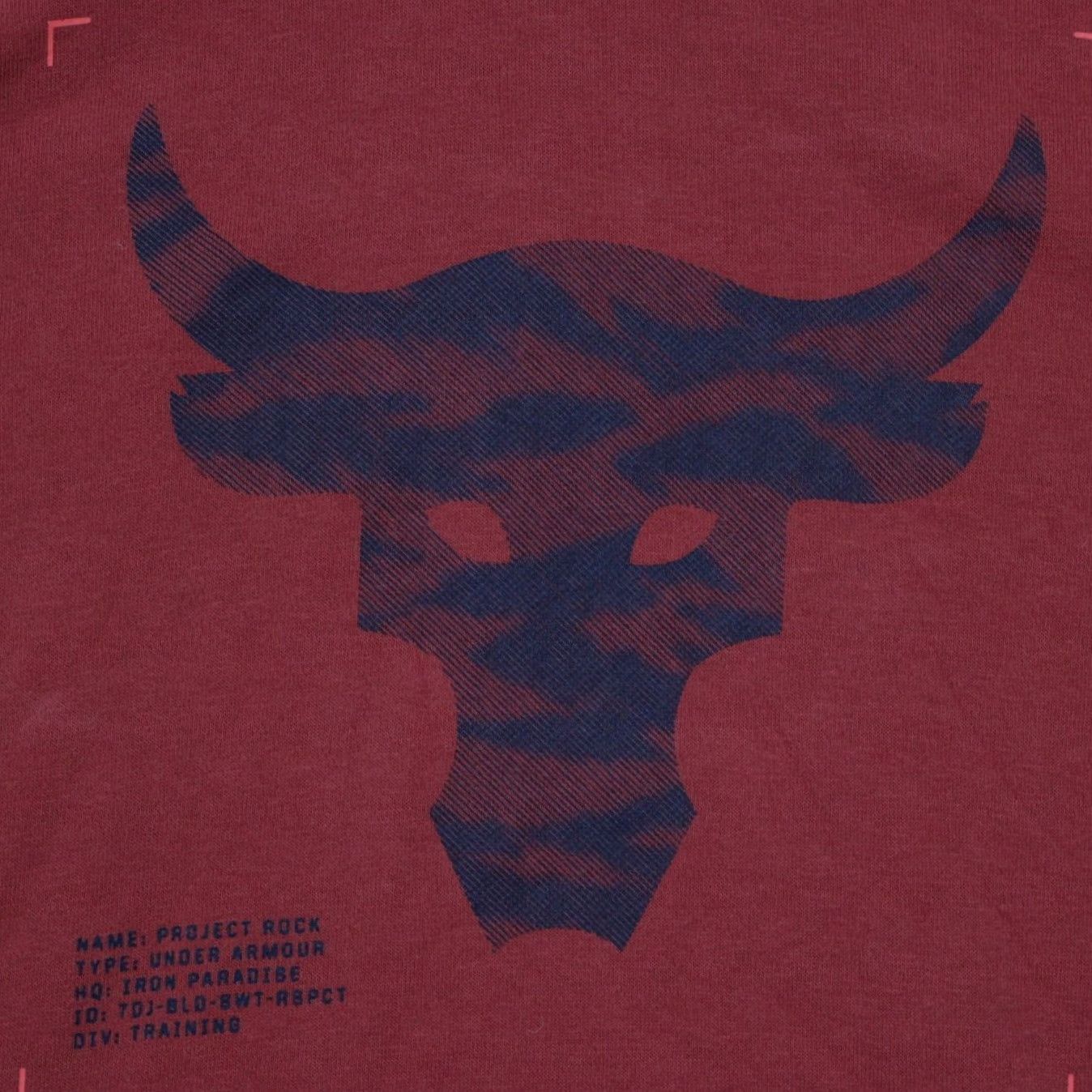 Under Armour Under Armour Project Rock Hooded Sweatshirt Hoodie Mens Medium Red Rock Theme Graphics Sweater Pullover Bodybuilding Gym Shirt Size US M / EU 48-50 / 2 - 6 Thumbnail