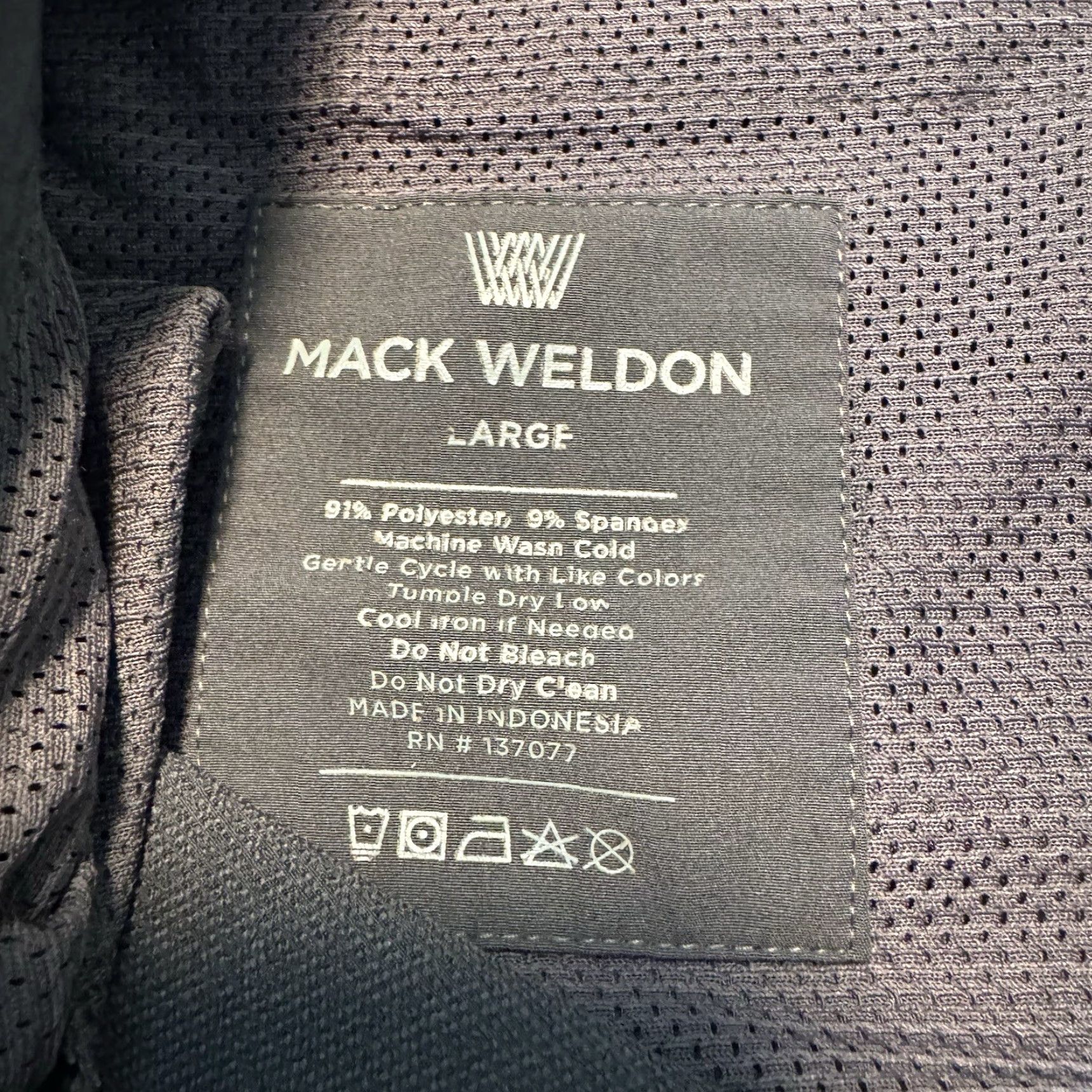 Vintage Mack Weldon Pants Mens Large Gray Radius Flex Jogger Tech Zip Pockets Size US 33 - 6 Thumbnail