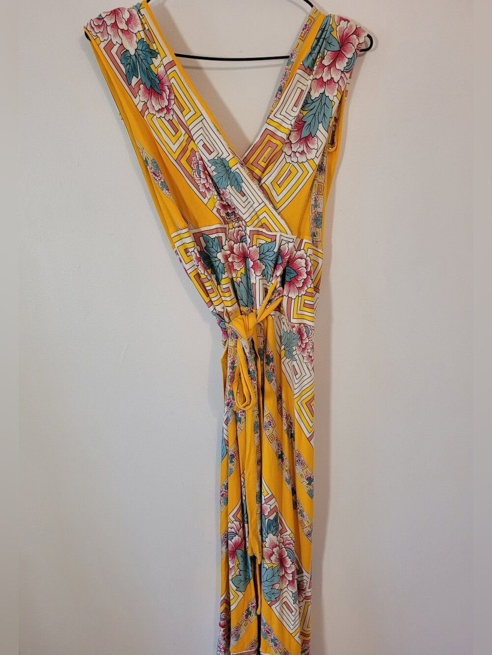 Diane von Furstenberg Diane Von Furstenberg Willow Yellow Floral Wrap Dress - 2 Size XS / US 0-2 / IT 36-38 - 3 Thumbnail