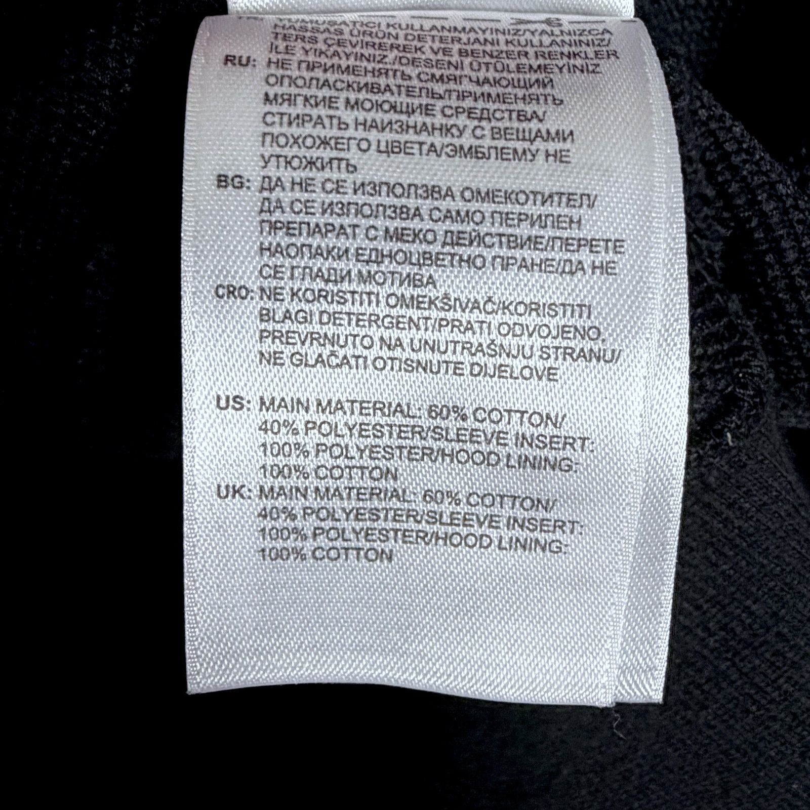 Adidas Adidas Originals Men's Moto Head Ribbed Arm Hoodie Black XL Size US XL / EU 56 / 4 - 5 Thumbnail