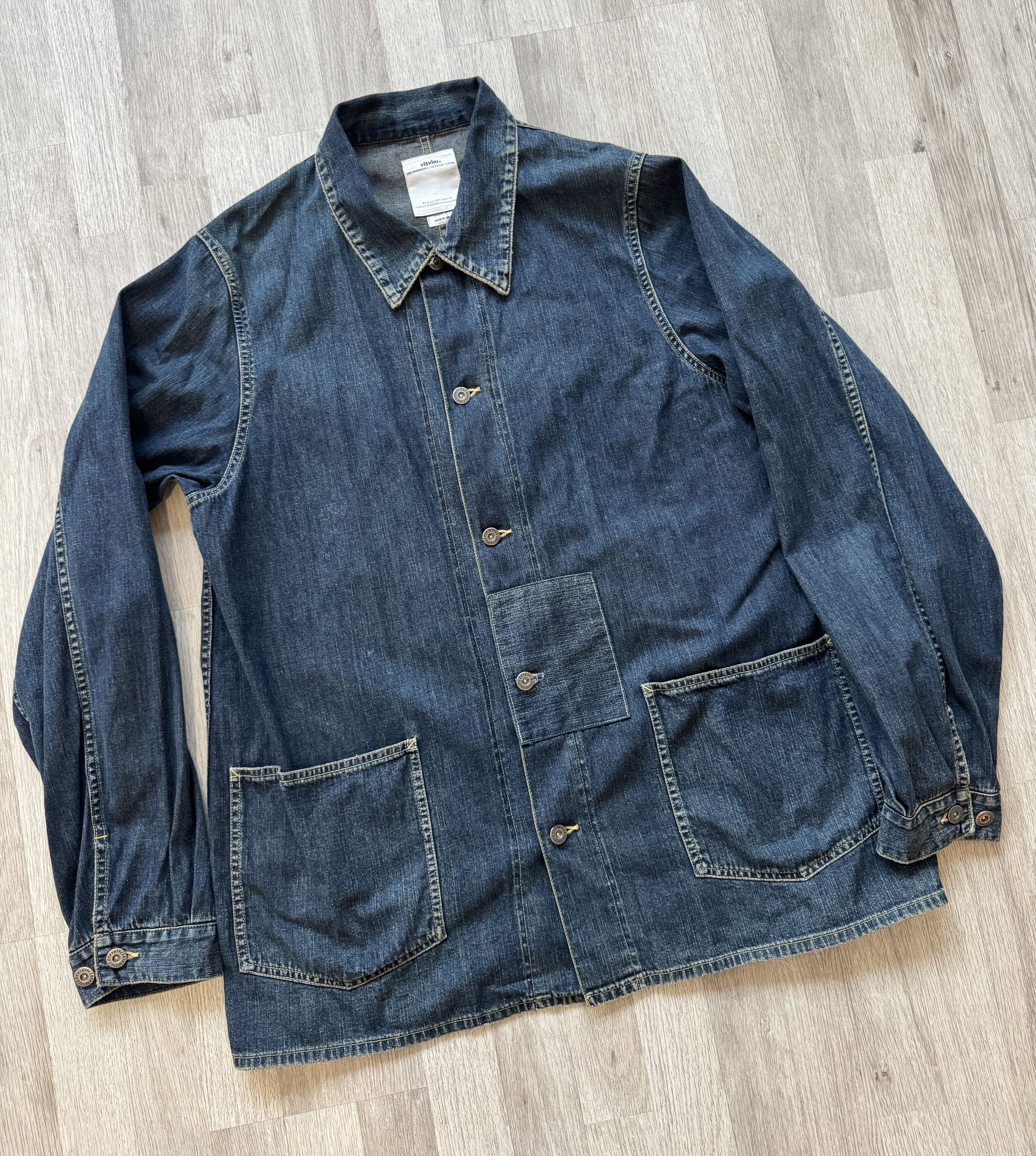 Visvim Section Gang Coverall Dk. Indigo Size US XL / EU 56 / 4 - 2 Thumbnail