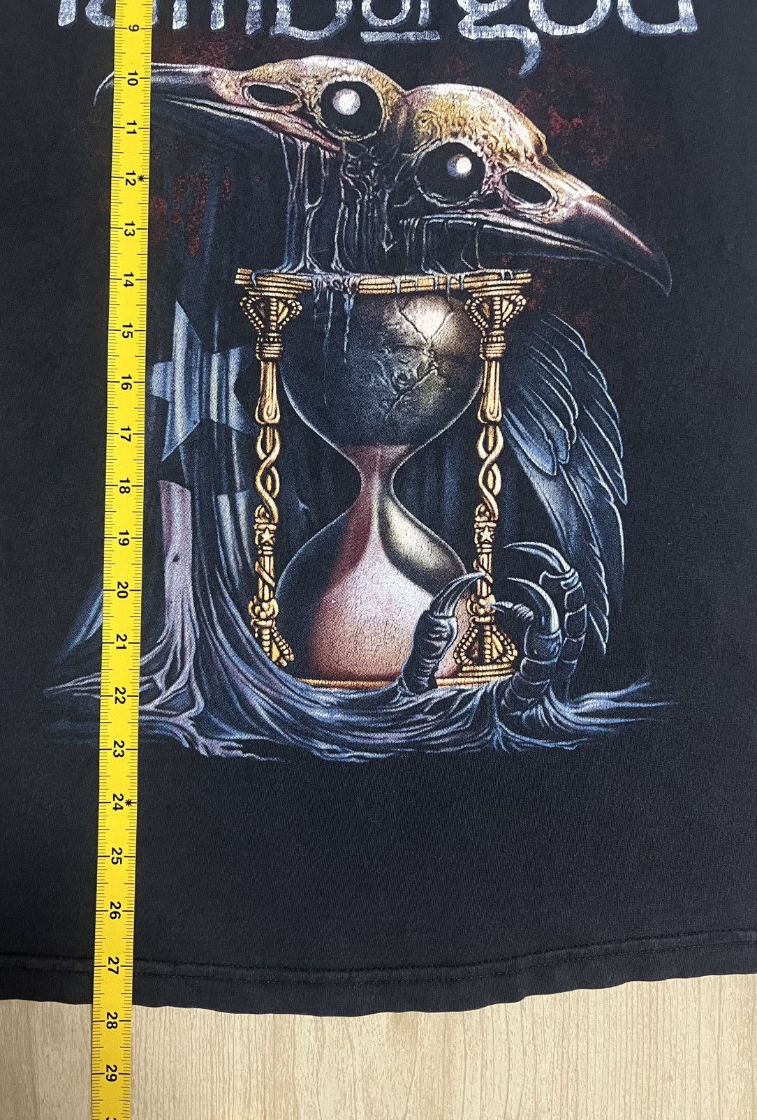 Band Tees Lamb of God Raven Skull Graphic Band Tee Black L Size US L / EU 52-54 / 3 - 7 Thumbnail