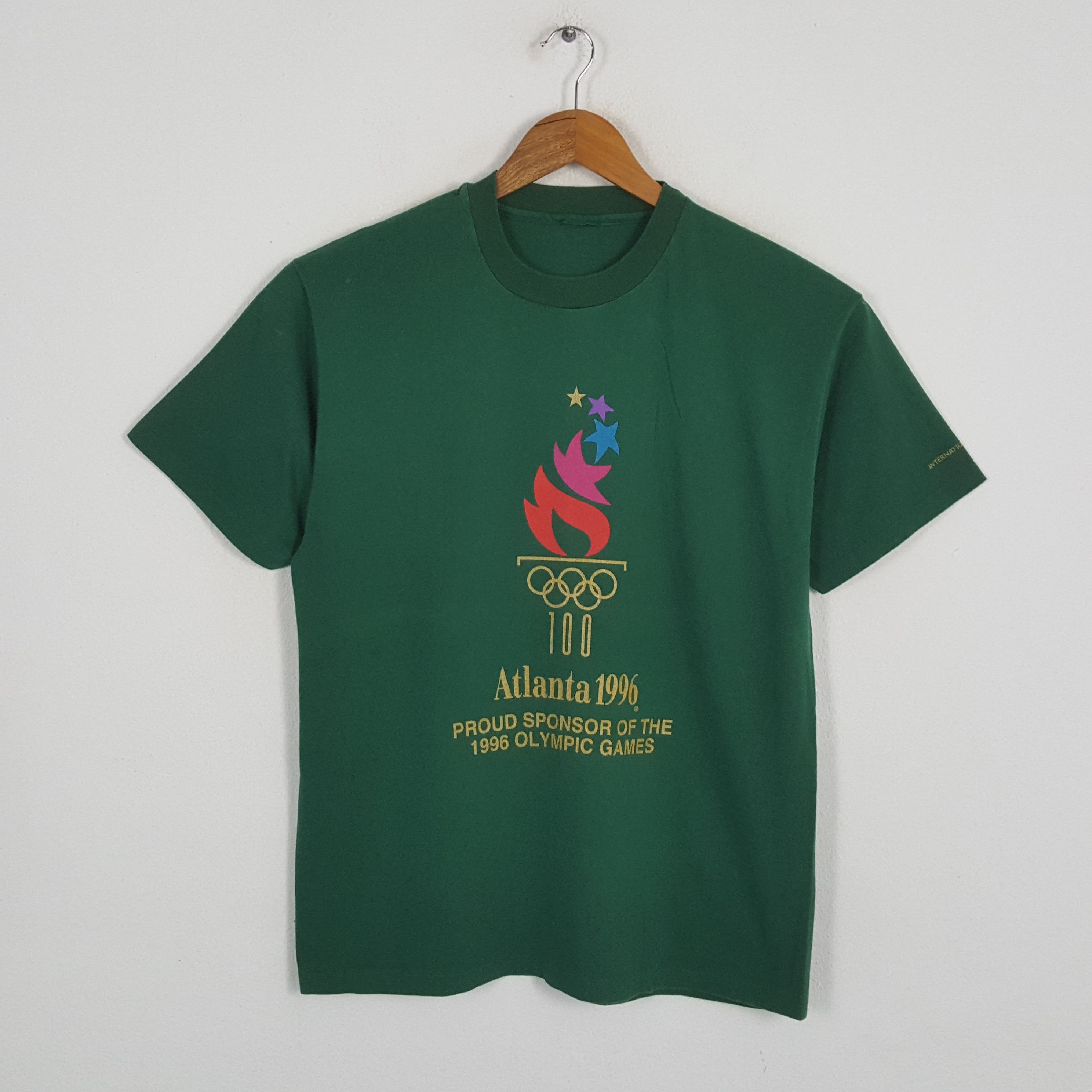 USA Olympics × Vintage Vintage OLYMPIC ATLANTA 1996 Promotion T-Shirts Size US L / EU 52-54 / 3 - 1 Thumbnail