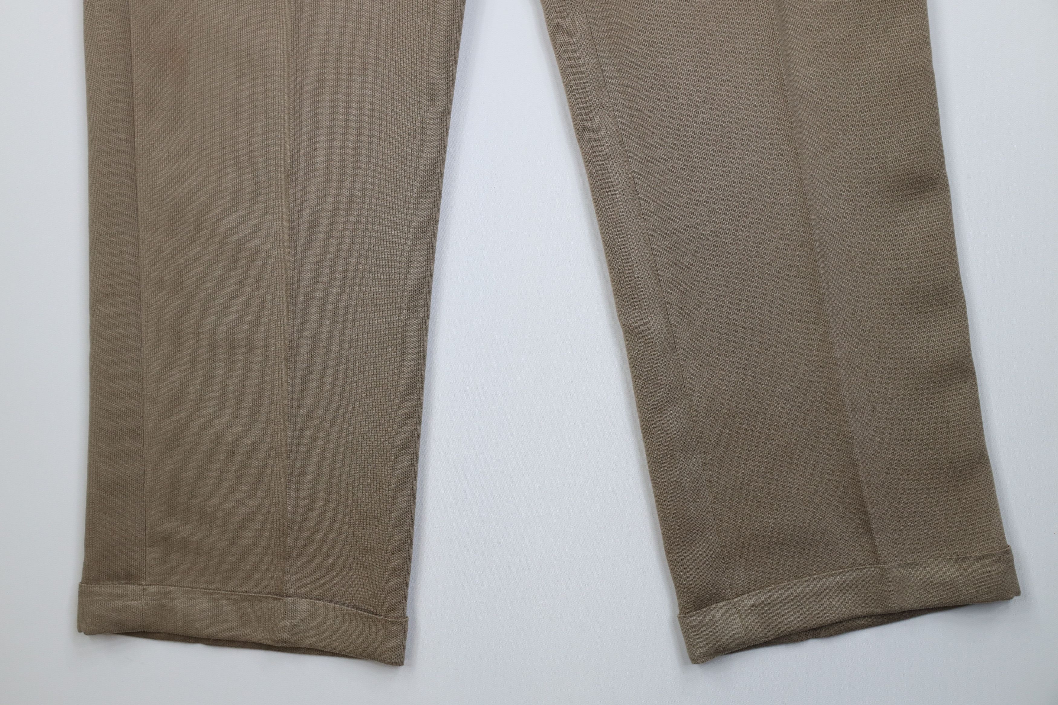 Vintage Vintage 90s Streetwear Gabardine Ribbed Wide Leg Chino Pants Size US 36 / EU 52 - 4 Thumbnail
