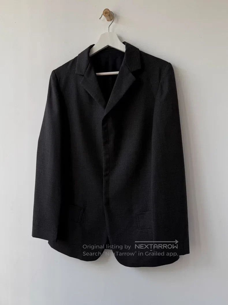 Yohji Yamamoto Yohji Yamamoto 11SS Yohji Yamamoto minimalist wool blazer Size US S / EU 44-46 / 1 - 4 Thumbnail
