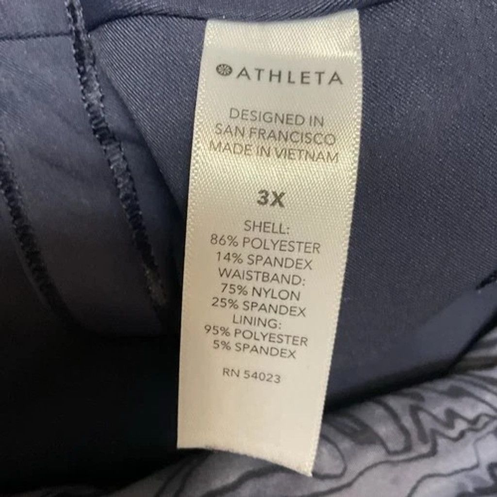 Athleta NWOT Athleta Run With It Printed Lined Shorts Women 3X Size 32" / US 10 / IT 46 - 3 Thumbnail
