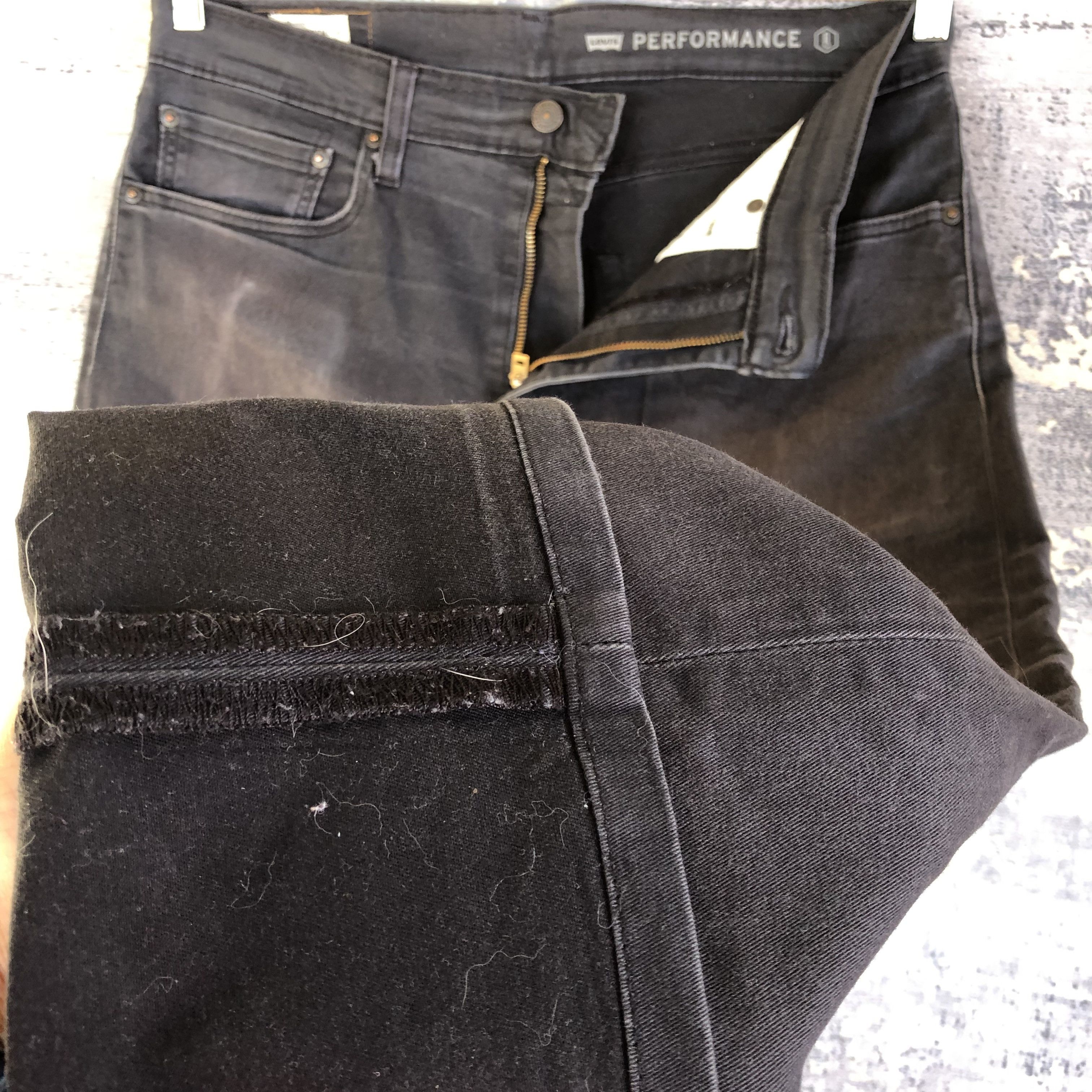 Levi's Vintage Levis 512 Faded Black Jeans Levi's Gray Ash Denim Size US 34 / EU 50 - 8 Thumbnail