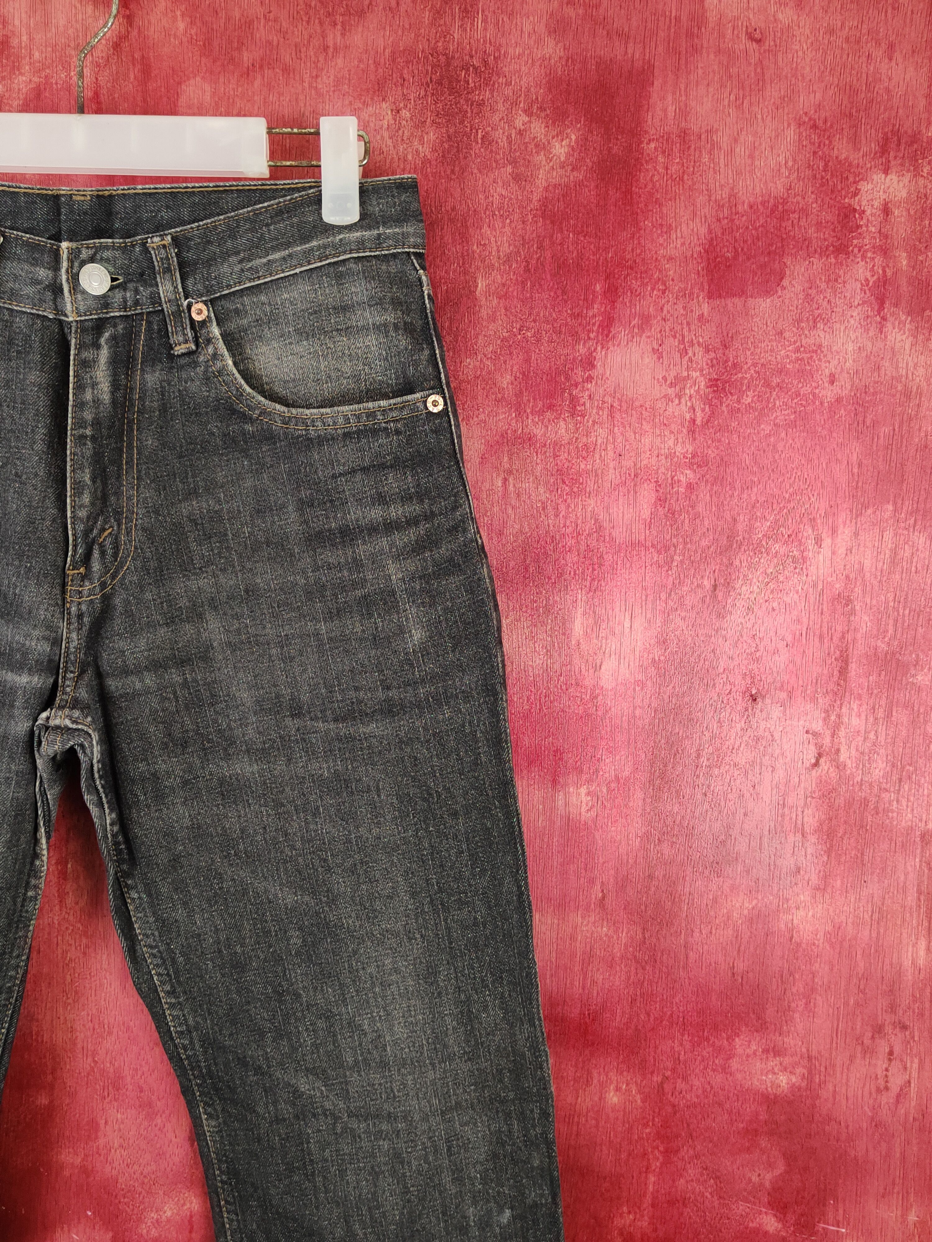 Levi's Levi's Black Distressed Ripped Jeans #S1827 Size US 29 - 5 Thumbnail
