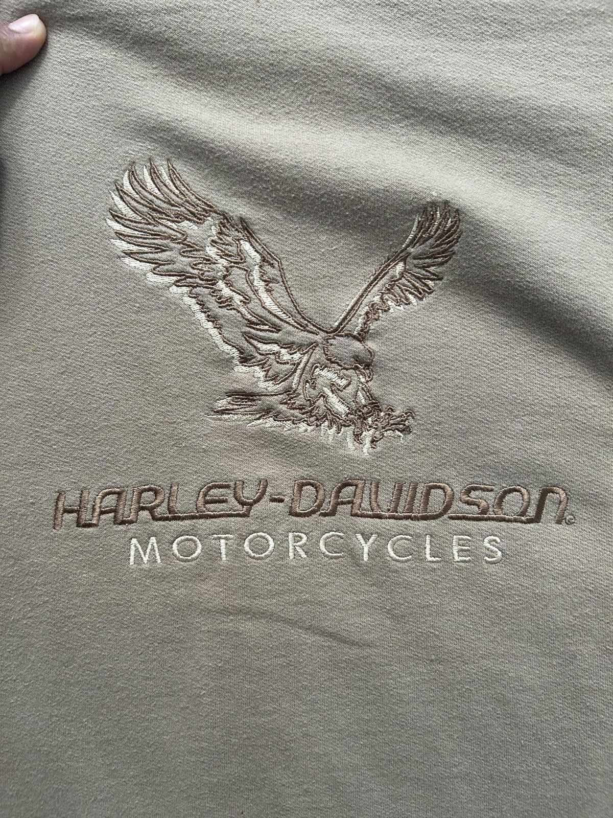 Harley Davidson Harley-Davidson Embroidered Crewneck Sweatshirt - Beige Size US L / EU 52-54 / 3 - 3 Thumbnail