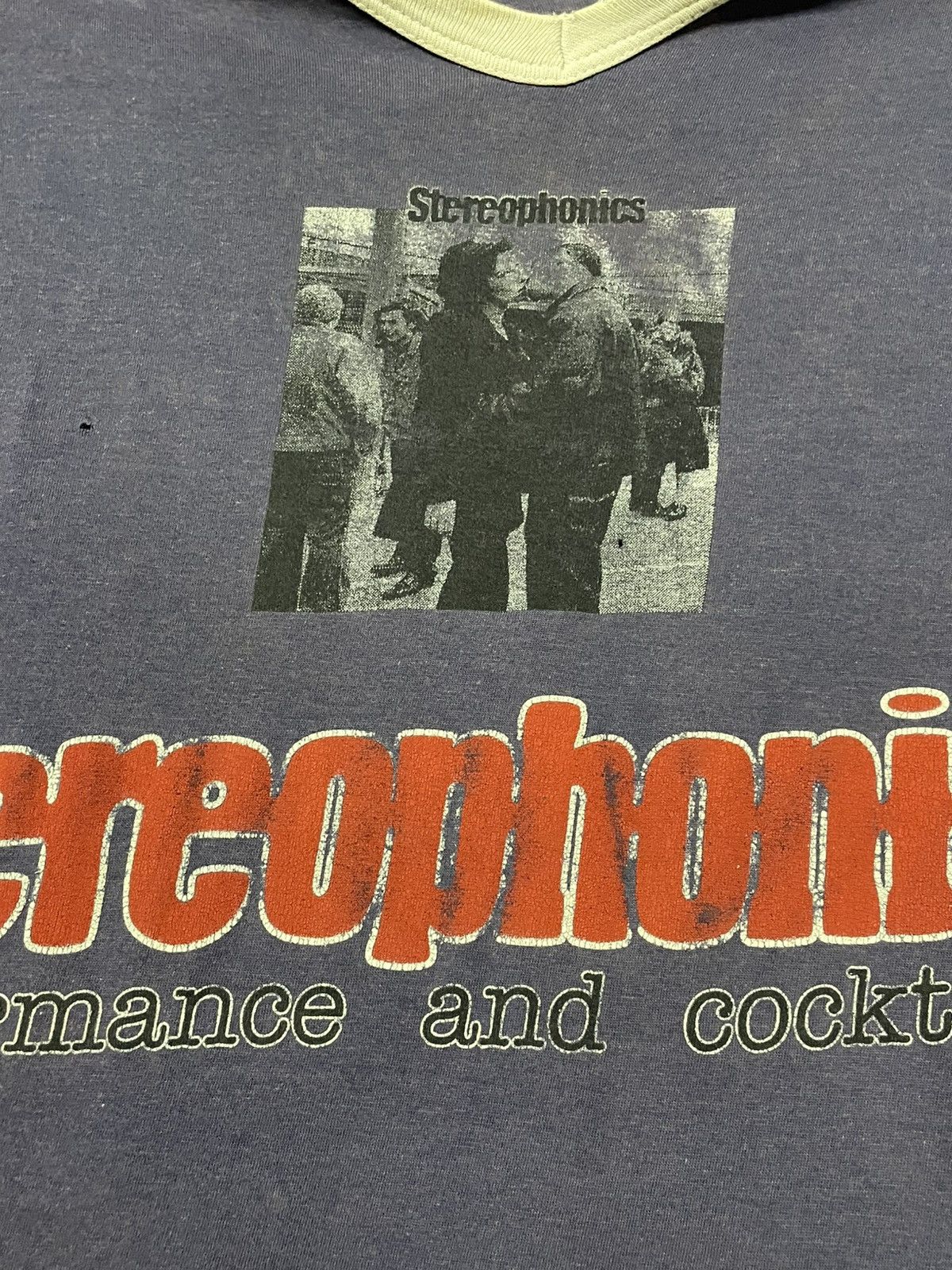 Vintage Vintage 1999 Stereophonics Perfromance&Coctails DistressTee Size US S / EU 44-46 / 1 - 7 Thumbnail