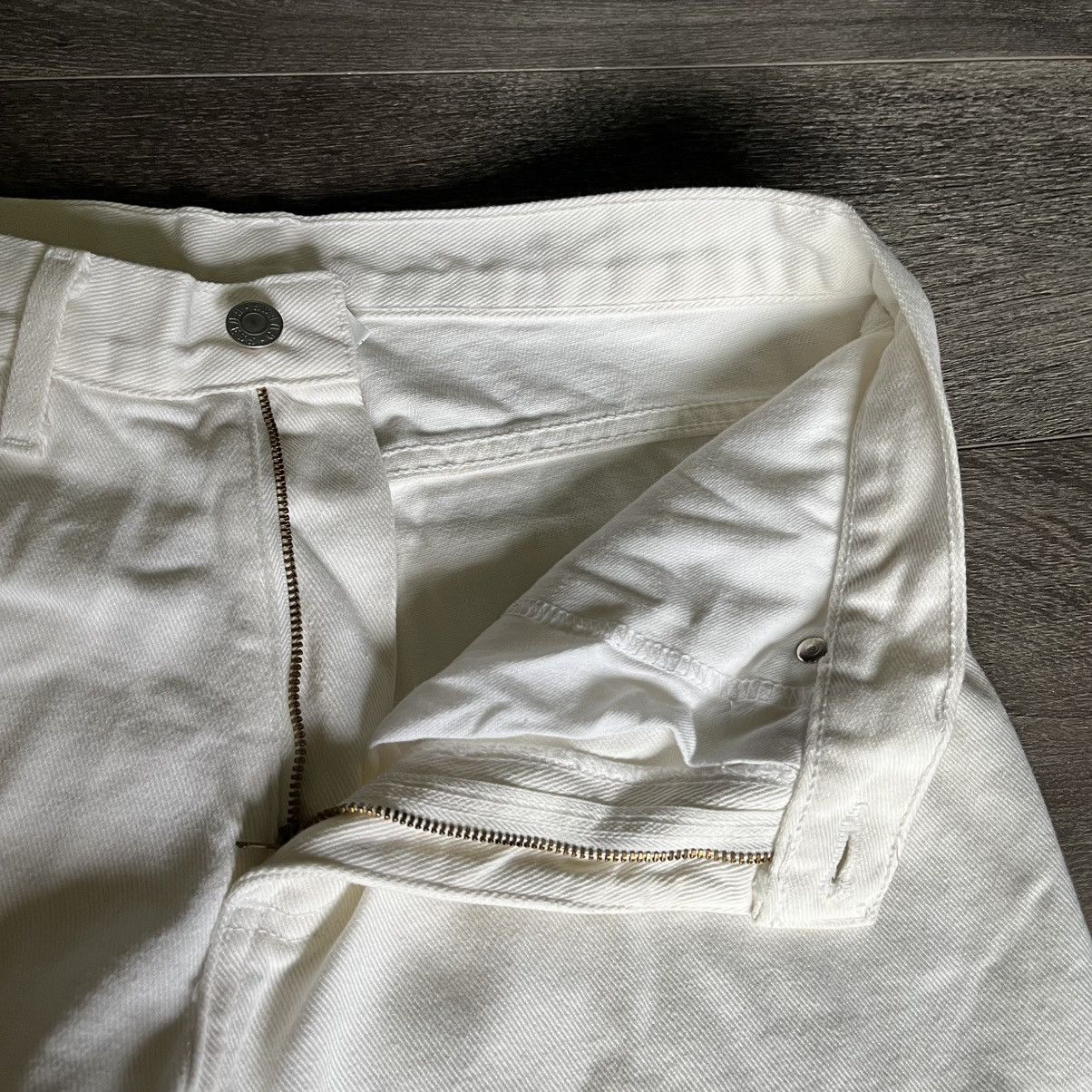 Guess × Vintage Vintage 1990s Guess Straight White Denim Jeans Skater 30x34 Size US 30 / EU 46 - 9 Thumbnail