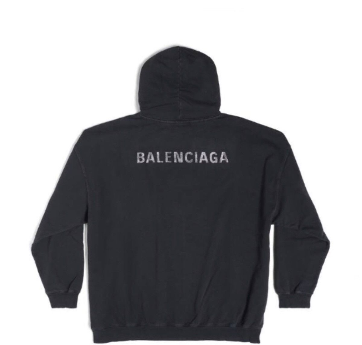 Balenciaga Balenciaga black rhinestone studded logo hoodie xs Size US XS / EU 42 / 0 - 2 Thumbnail