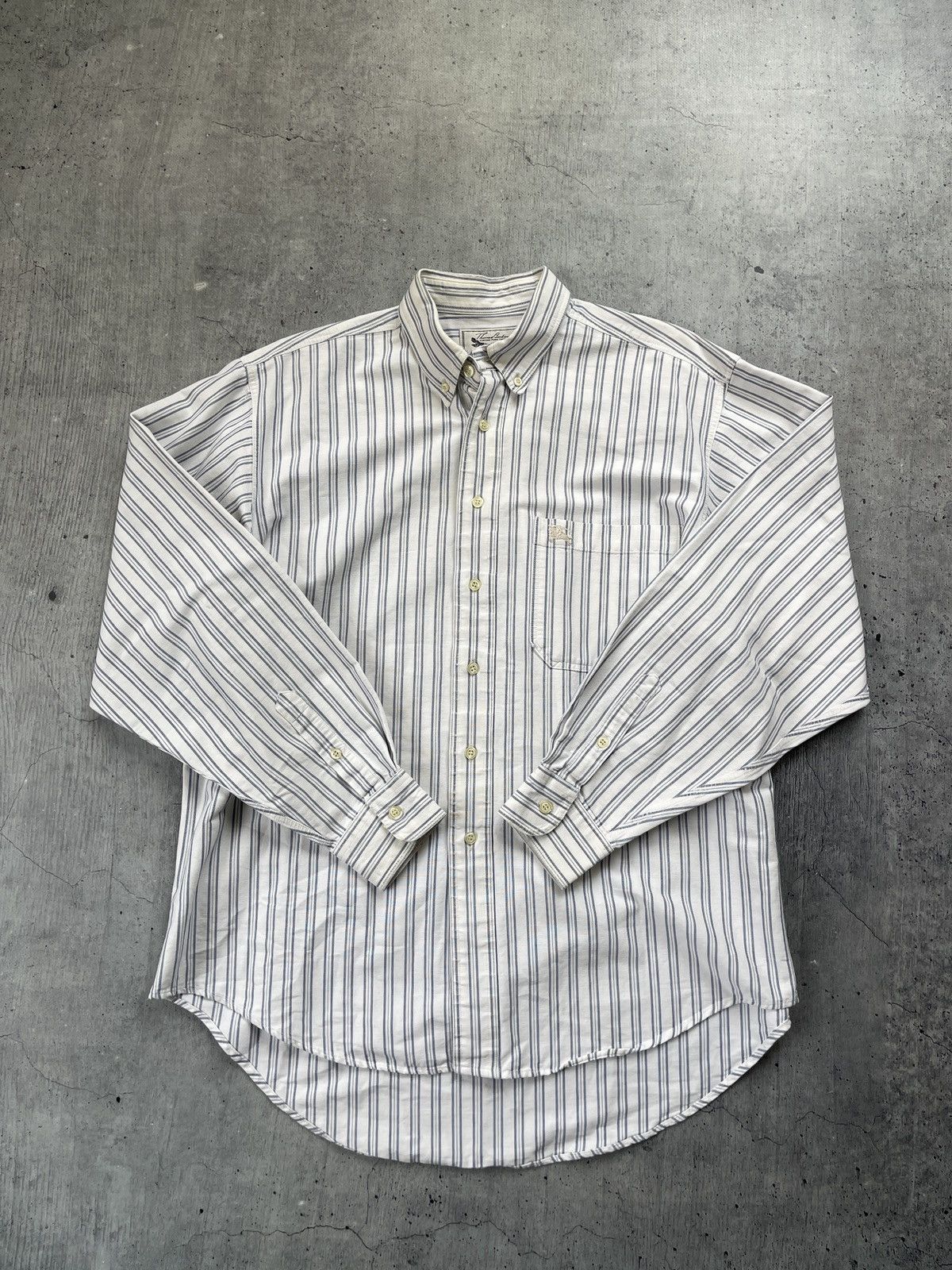 Burberry THOMAS BURBERRY Long Sleeve Striped Shirt Size US XL / EU 56 / 4 - 2 Thumbnail