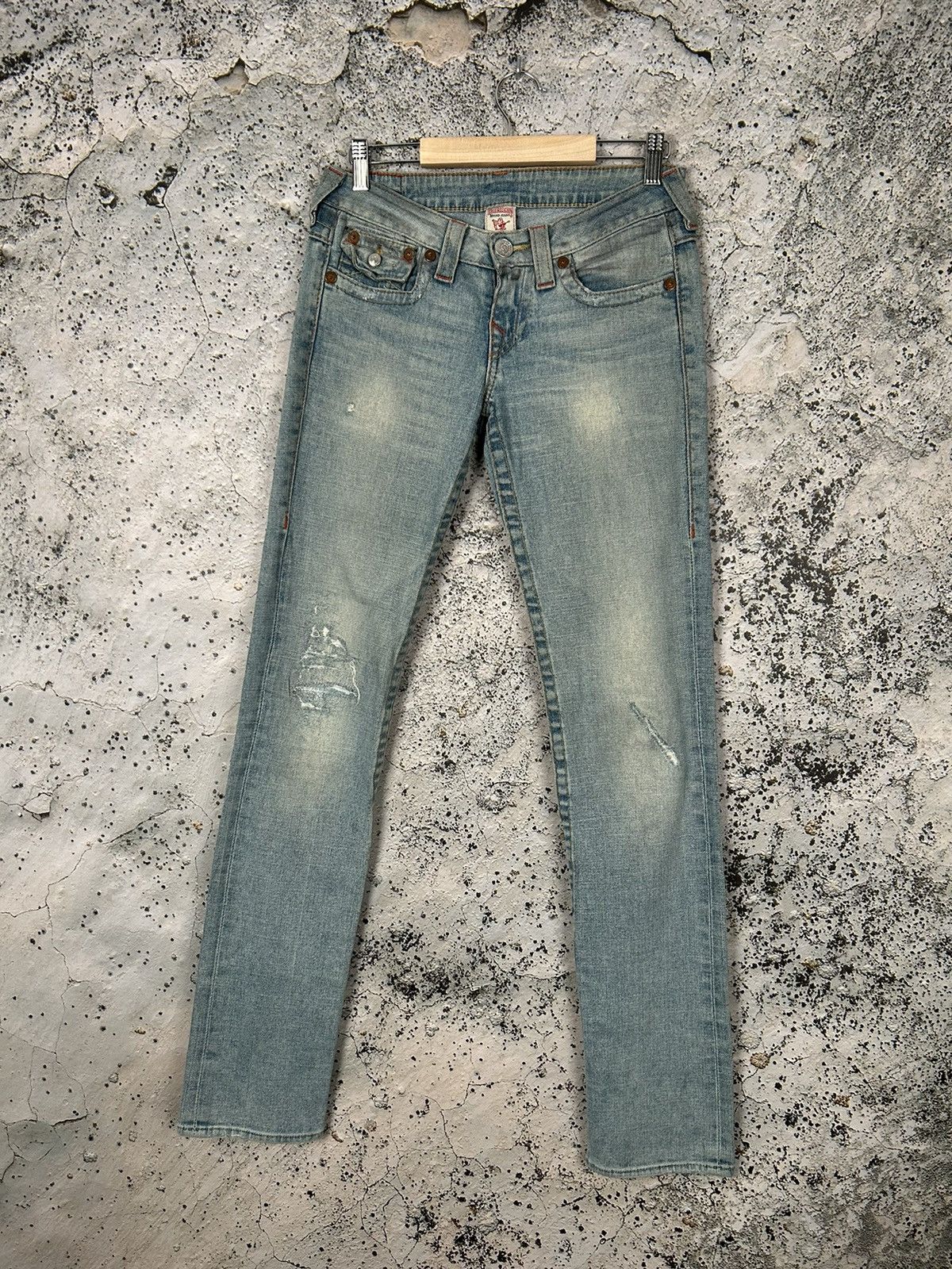 True Religion Vintage True Religion Made In USA Jeans Denim Y2K Punk Hype Size US 28 / EU 44 - 2 Thumbnail