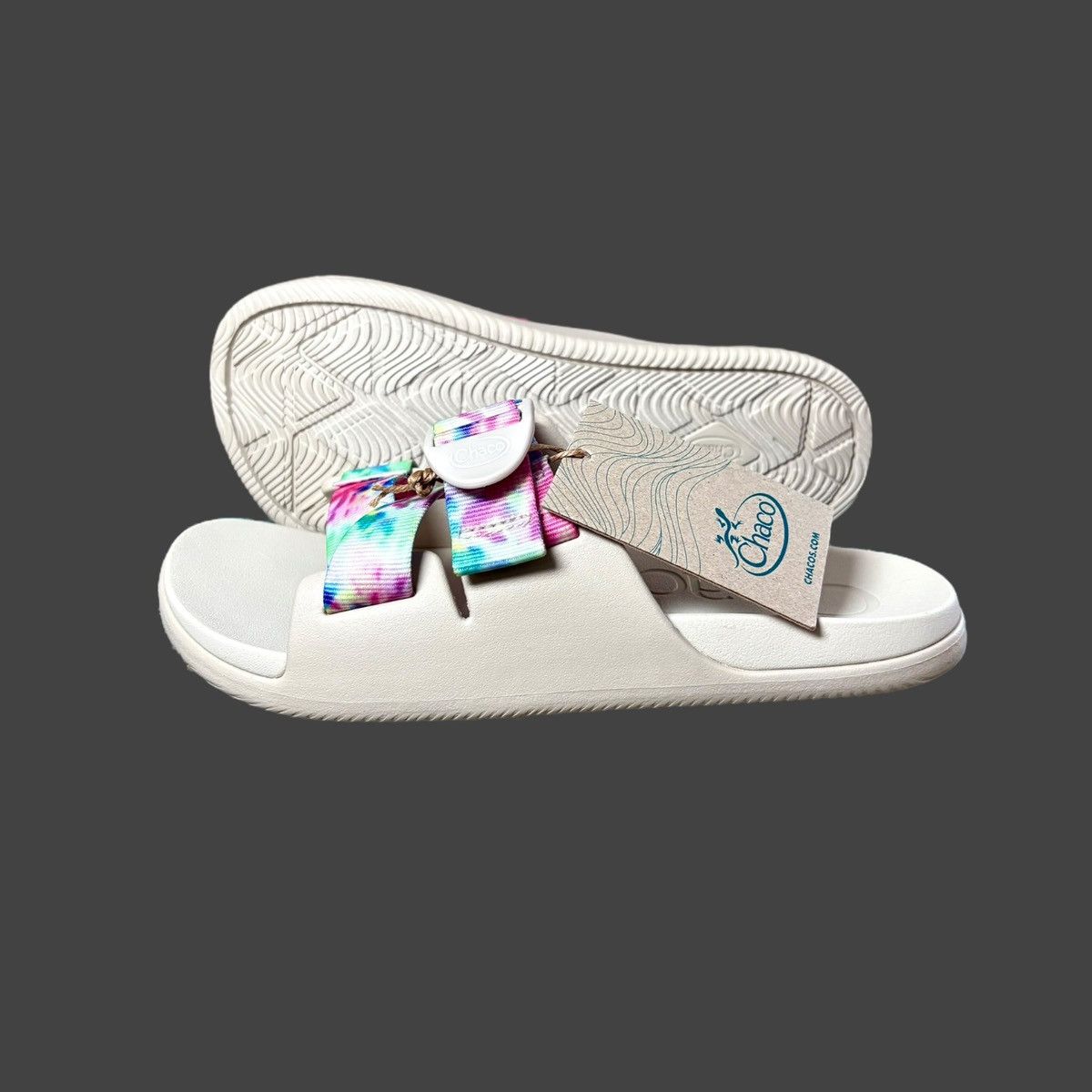 Chaco Chaco Women’s Chillos Tie Dye Slide Multicolor Sandals Sz 7 Size US 7 / IT 37 - 2 Thumbnail