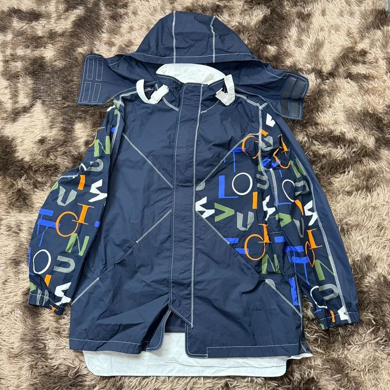 Louis Vuitton Louis Vuitton Printed Hooded Raincoat-2505 Size US L / EU 52-54 / 3 - 1 Thumbnail