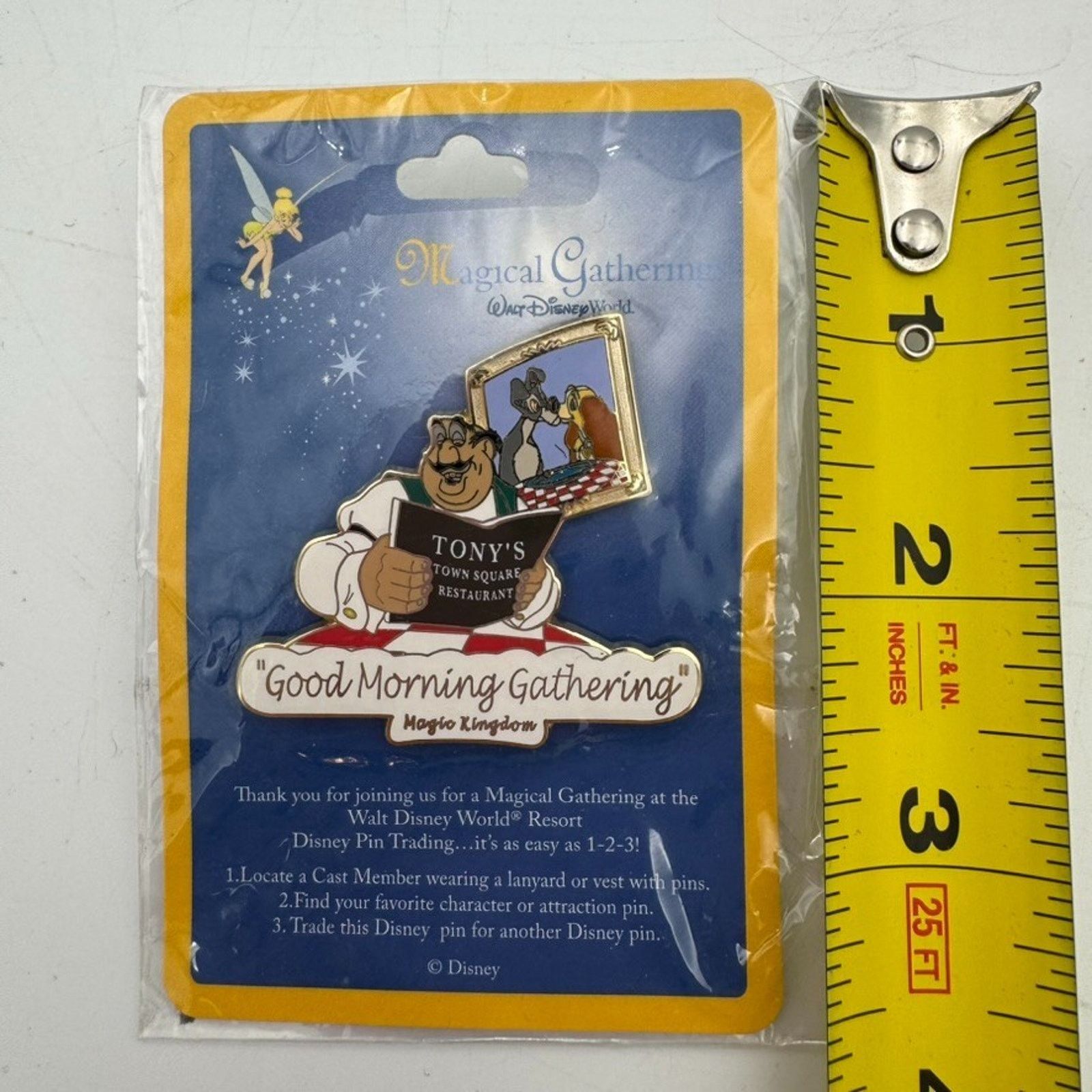 Disney Disney Parks Dining Lady & Tramp Tony’s Town Square Pin Size ONE SIZE - 4 Thumbnail