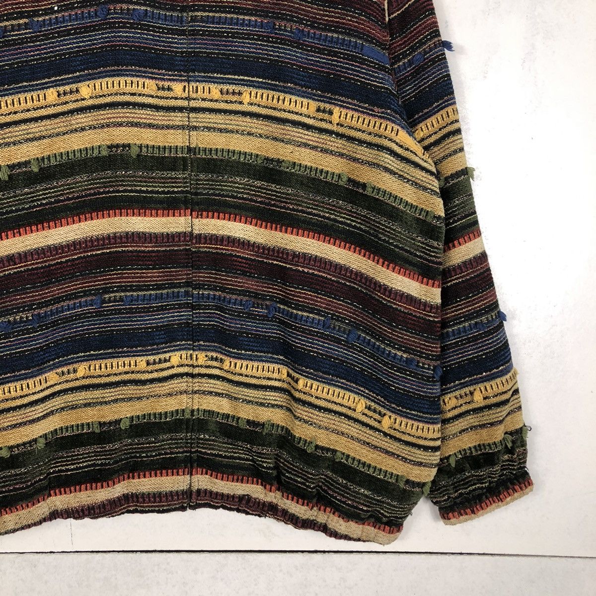 Vintage 📌VINTAGE HAND KNIT DESIGN ZIPPER ALFRED DUNNER ISSEY MIYAKE Size US M / EU 48-50 / 2 - 7 Thumbnail