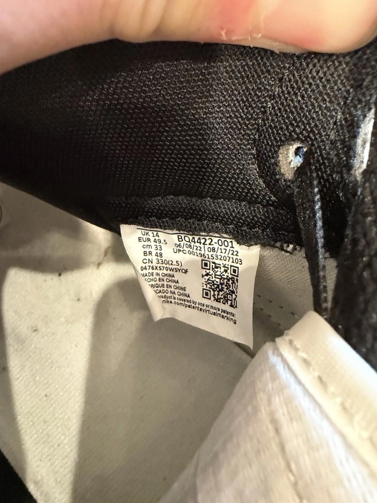 Jordan Brand Size 15 - Jordan 1 Retro '85 OG High Black White Size US 15 / EU 48 - 5 Thumbnail
