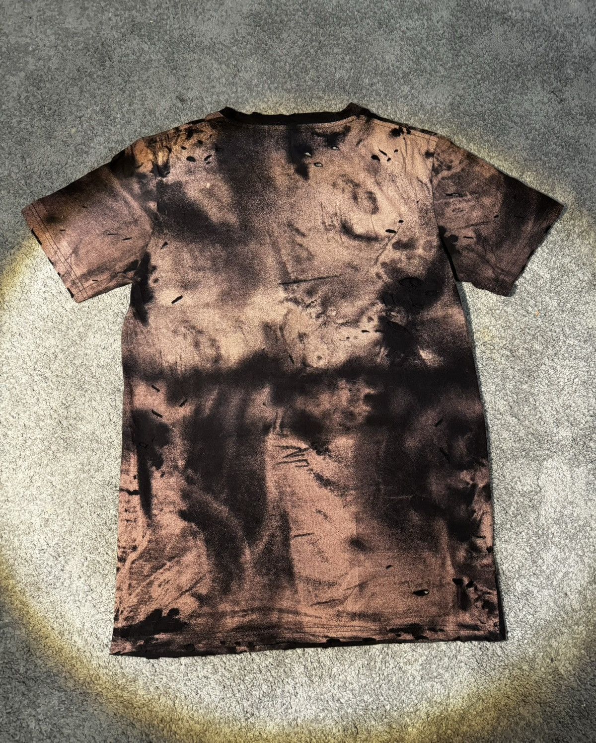 Balmain Balmain Tiger Logo Distressed Acid Black Rock Band T-Shirt Size US S / EU 44-46 / 1 - 2 Thumbnail