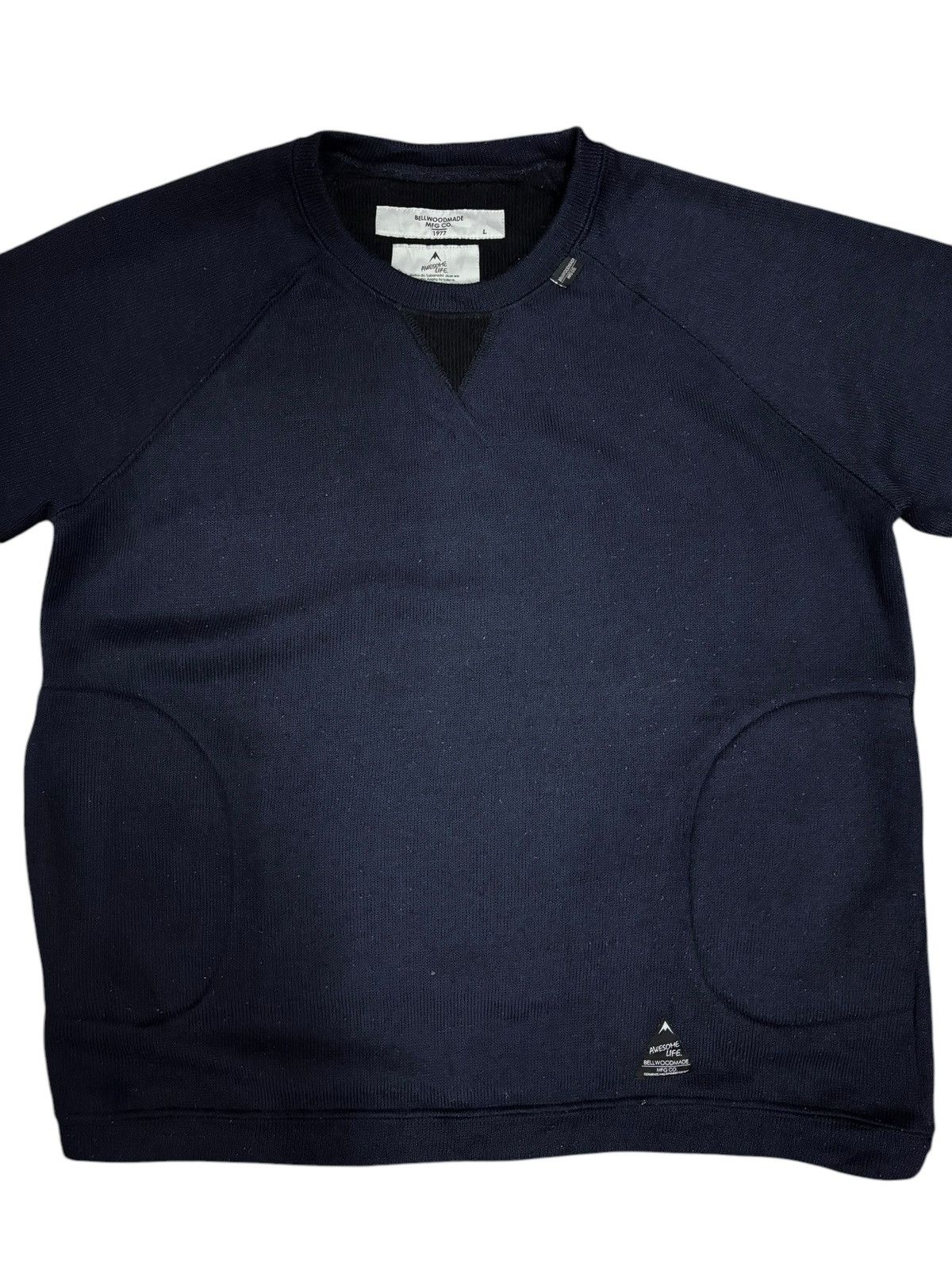 Bellwood × Designer × Japanese Brand 90s Vtg Bellwoodmade by mfg paded Sweatshirt Size US L / EU 52-54 / 3 - 2 Thumbnail