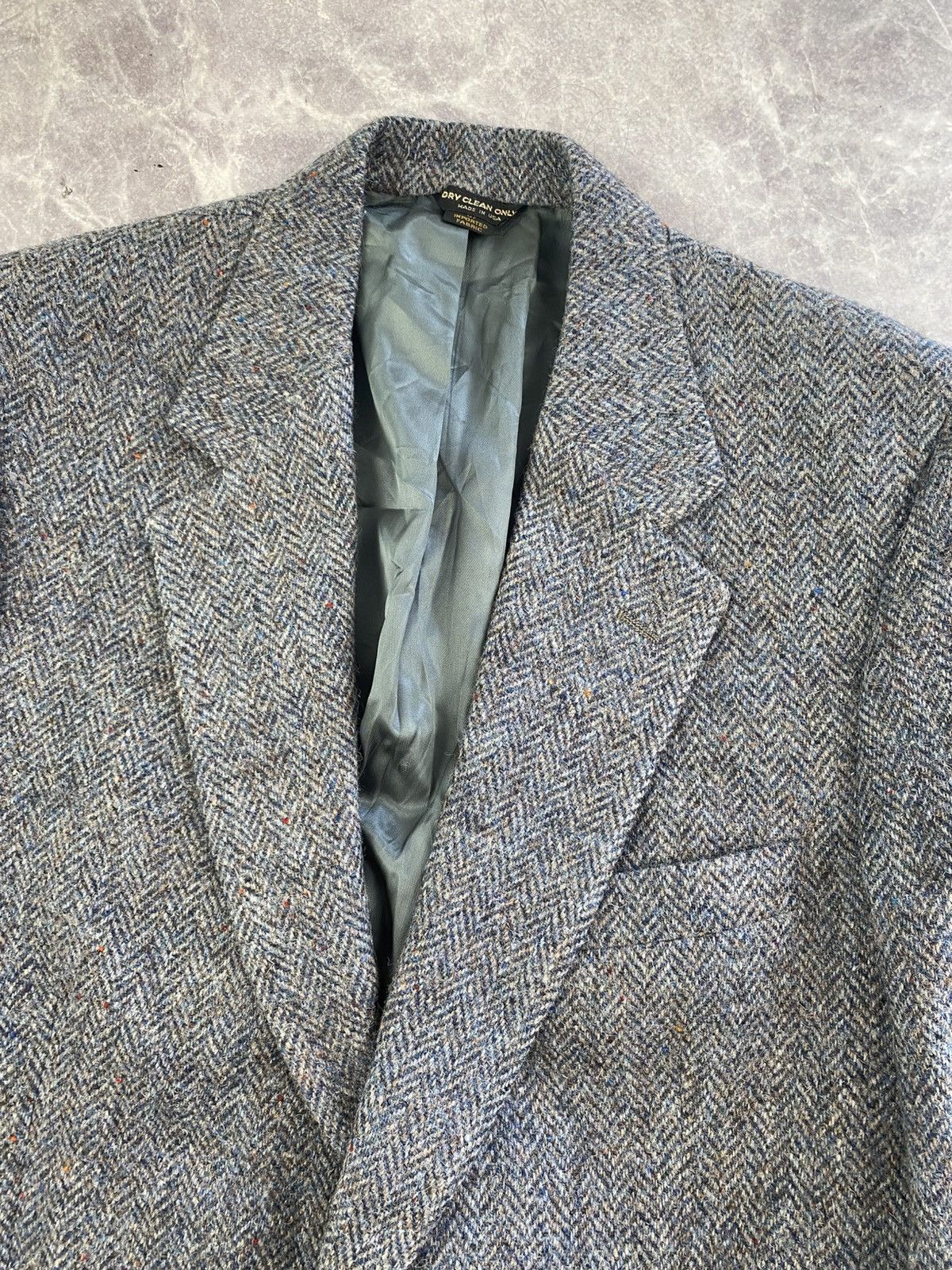 Harris Tweed Harris Tweed Union Made in USA Scottish Wool Blazer Size 42R Size 42R - 2 Thumbnail