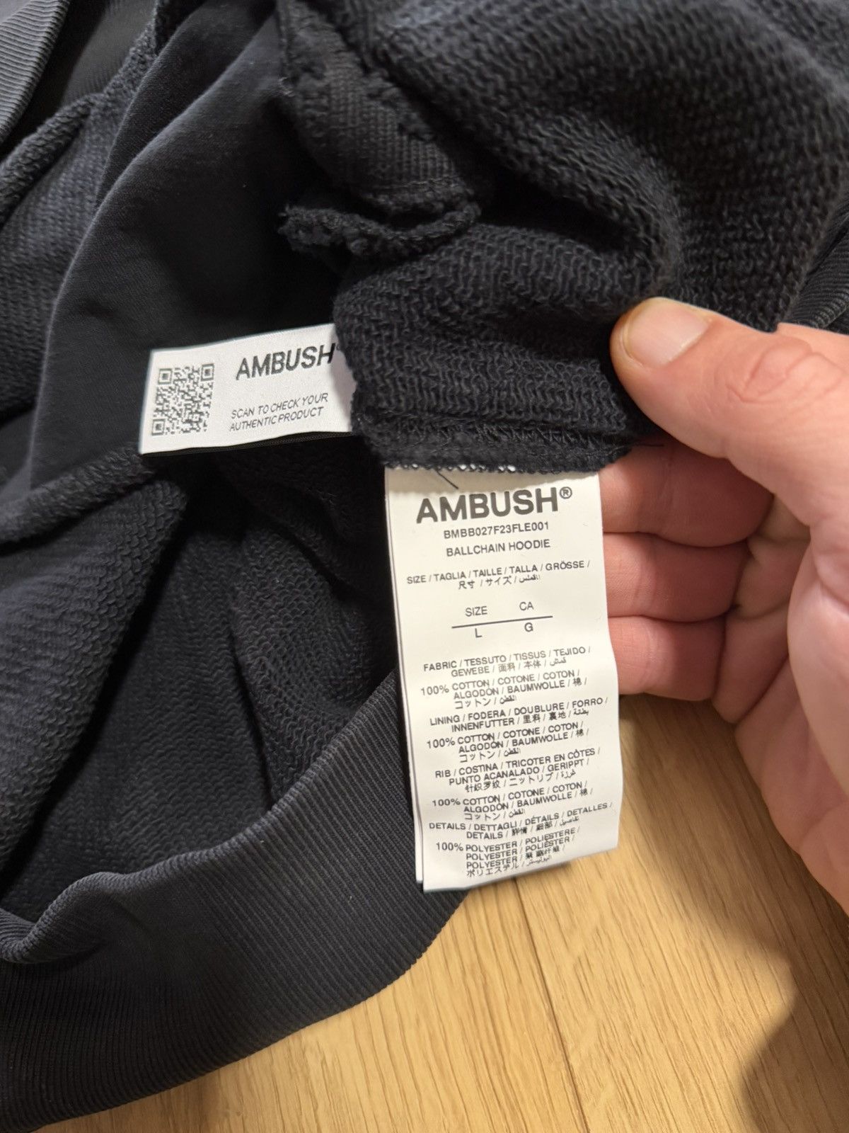 Ambush Design Ambush ballchain hoodie Size US L / EU 52-54 / 3 - 8 Thumbnail
