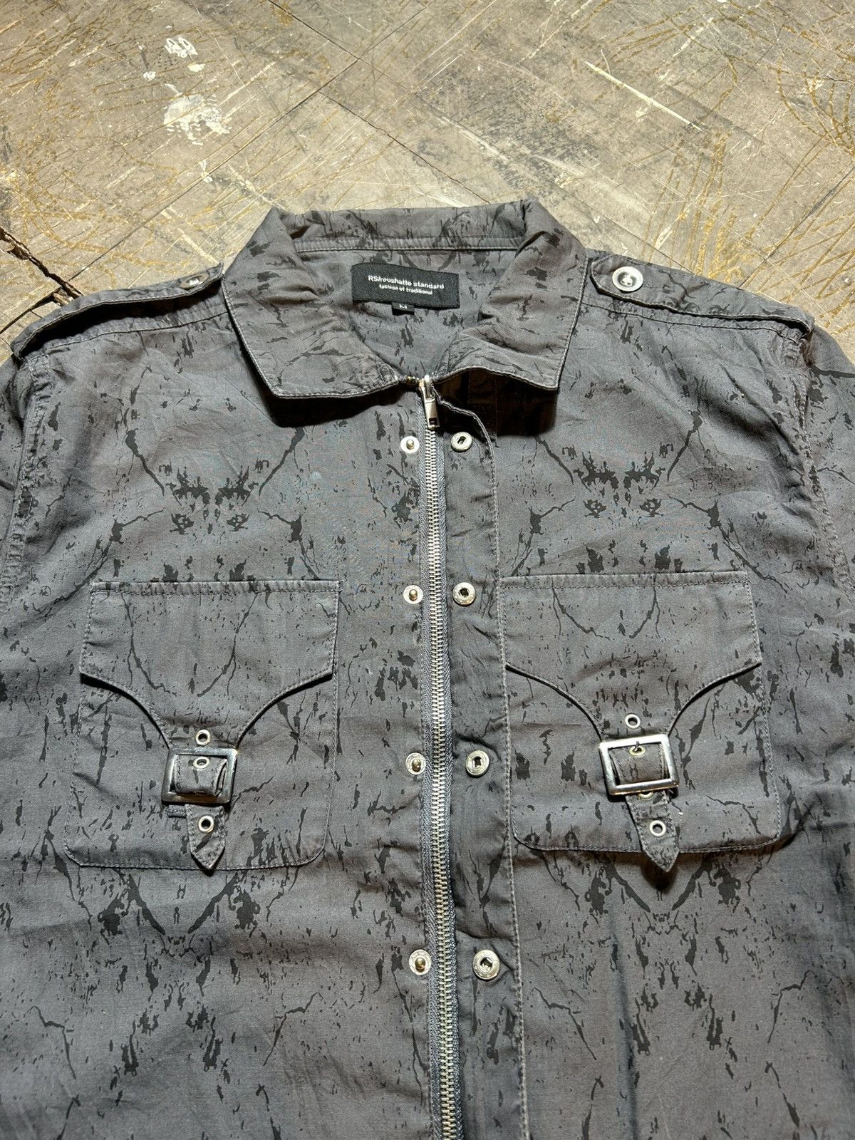 If Six Was Nine × Japanese Brand × Seditionaries Roushatte Standard Button Up Zipper Shirt Size US M / EU 48-50 / 2 - 6 Thumbnail