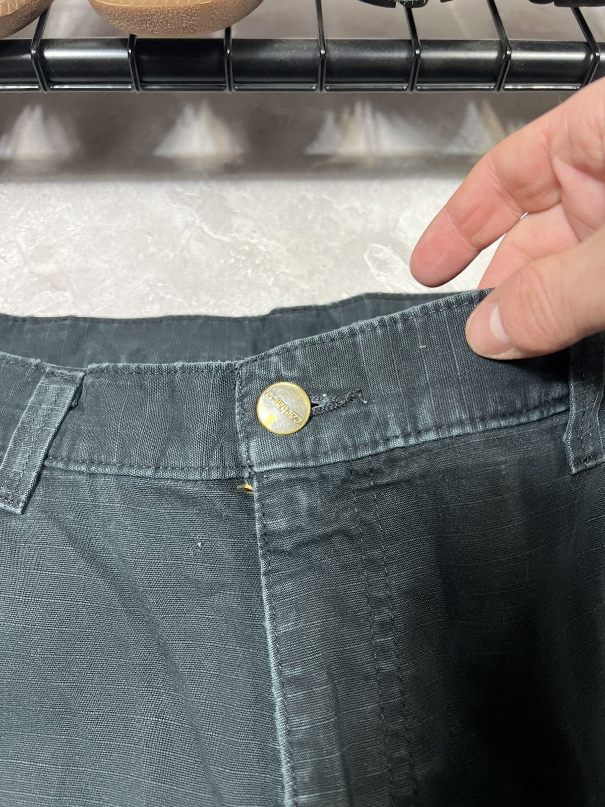 Carhartt Vintage Carhartt Distressed Workwear Baggy Cargo Pants Size US 32 / EU 48 - 15 Thumbnail