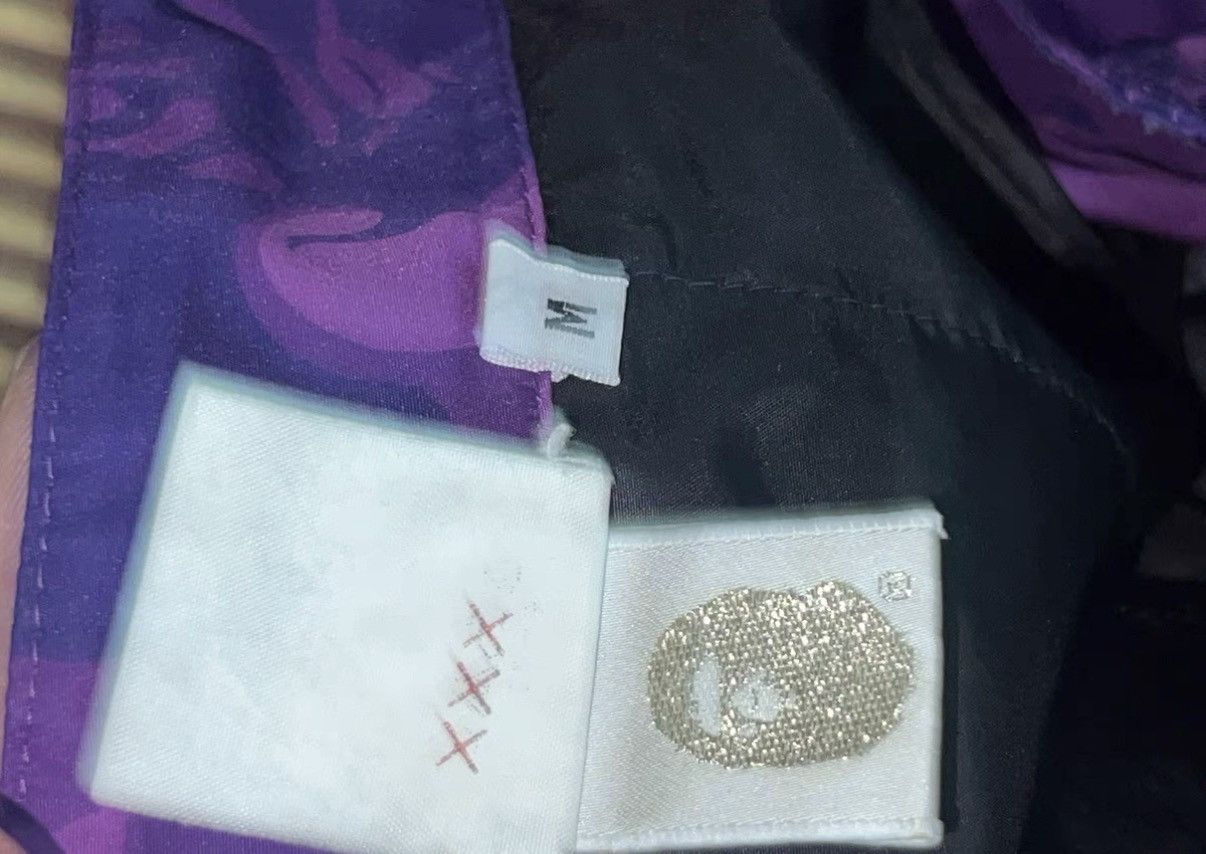 Bape BAPE OG Nigo Era, Purple Flame Ape Head Shorts Size US 34 / EU 50 - 6 Thumbnail