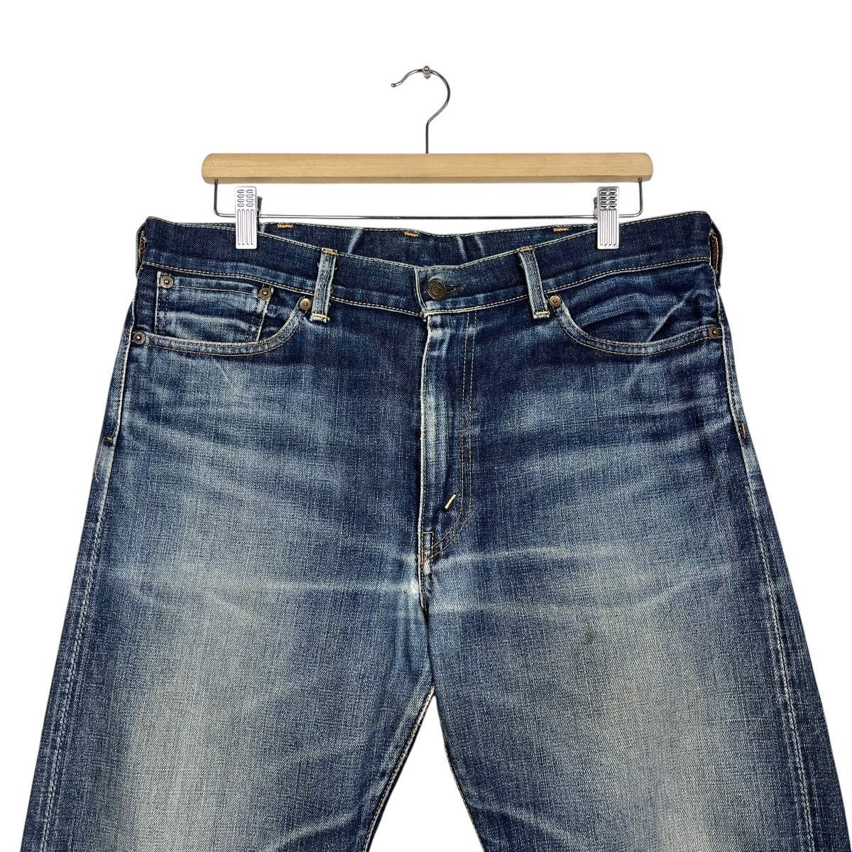 Levi's Vintage Levis Lot 67505 Selvedge Redline Distressed Denim Size US 34 / EU 50 - 2 Thumbnail